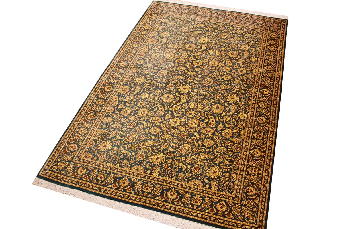 Perser Teppich Qom Silk Rug „Milad“ 151×100 cm, hand-knotted