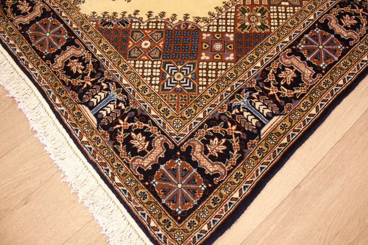 perser-teppich-ghom-152x101-cm-naturfarben-exakte-knupfung-handgeknupft-4 Qom Persian Rug — hand-knotted, Wool