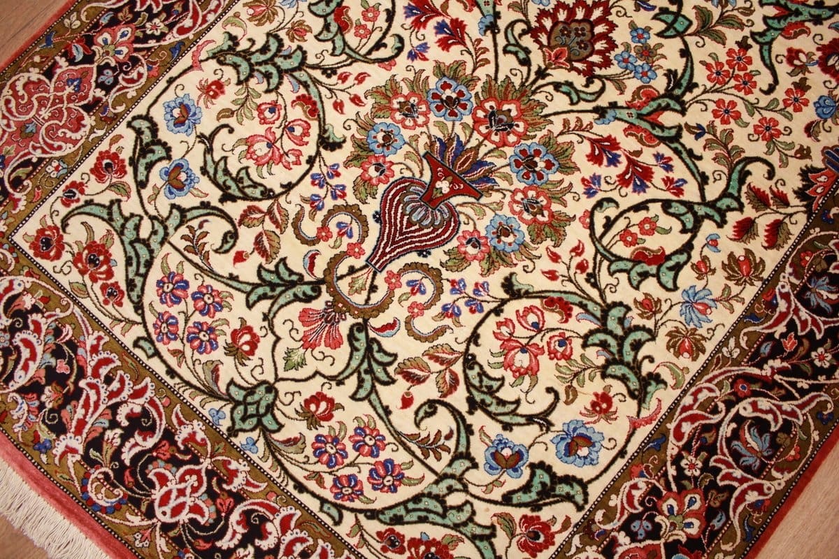 orientteppich-ghom-158x103-cm-beige-feine-seide-handgeknupft-5 Qom Persian Rug — hand-knotted, Silk