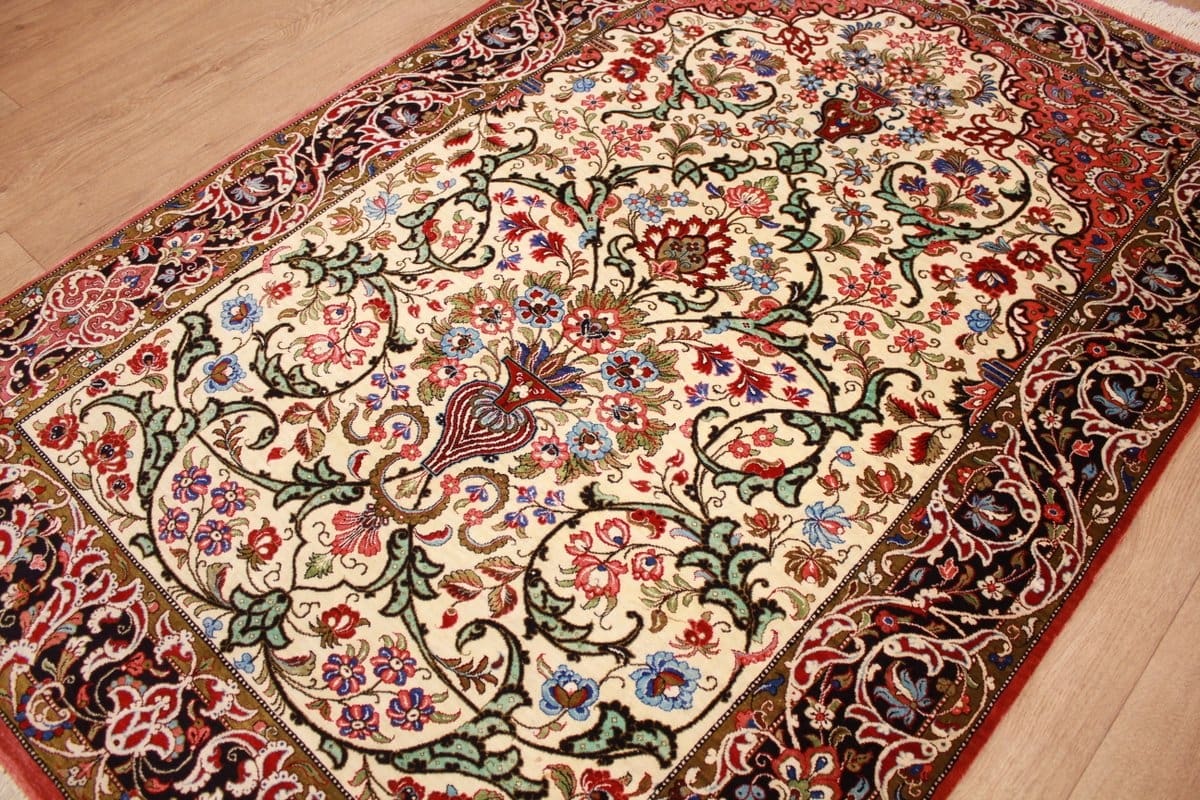 orientteppich-ghom-158x103-cm-beige-feine-seide-handgeknupft-6 Qom Persian Rug — hand-knotted, Silk