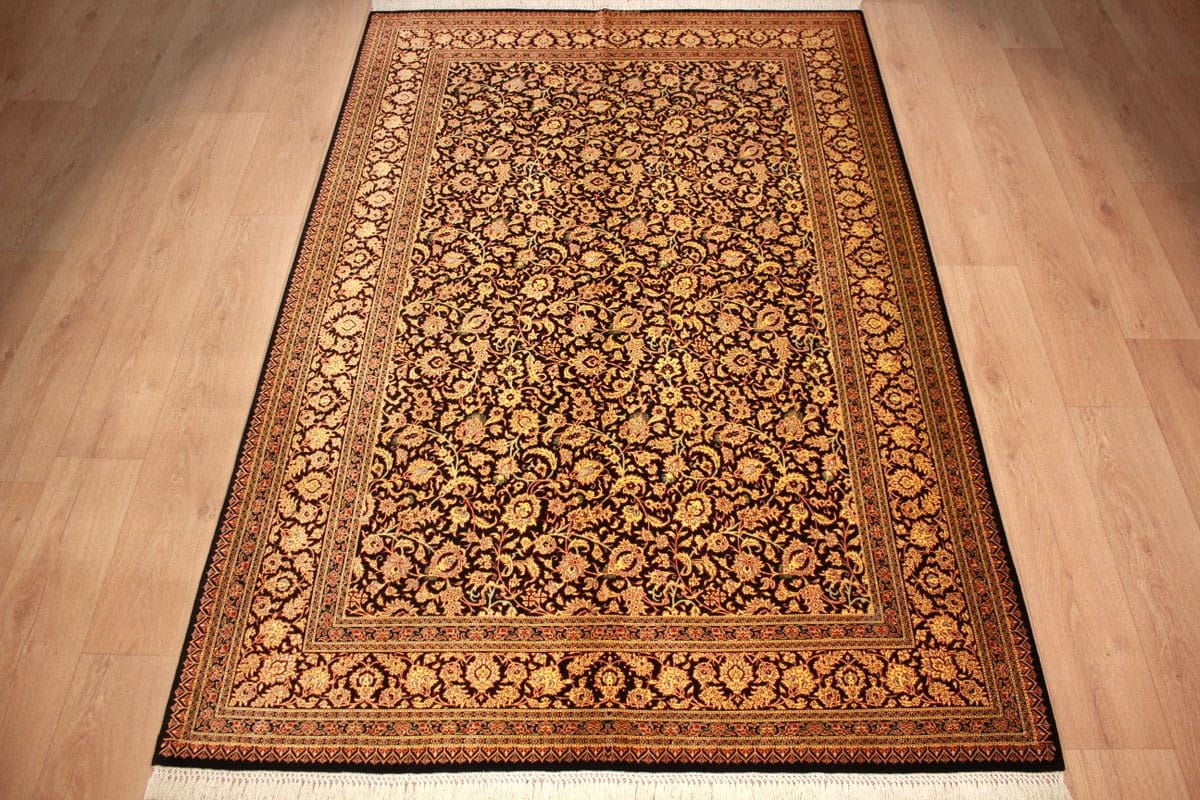 perser-teppich-ghom-242x161-cm-reiner-seide-feine-muster-handgeknupft-2 Qom Persian Rug — hand-knotted, Silk