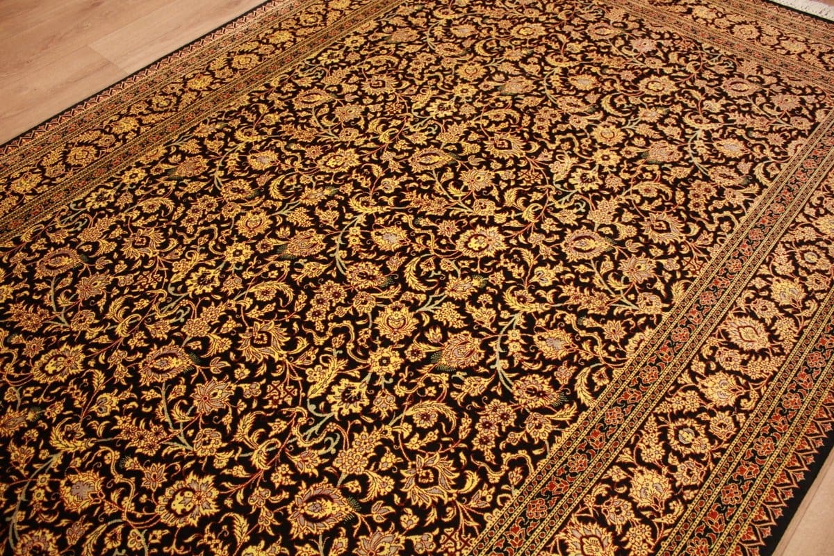 perser-teppich-ghom-242x161-cm-reiner-seide-feine-muster-handgeknupft-6 Qom Persian Rug — hand-knotted, Silk
