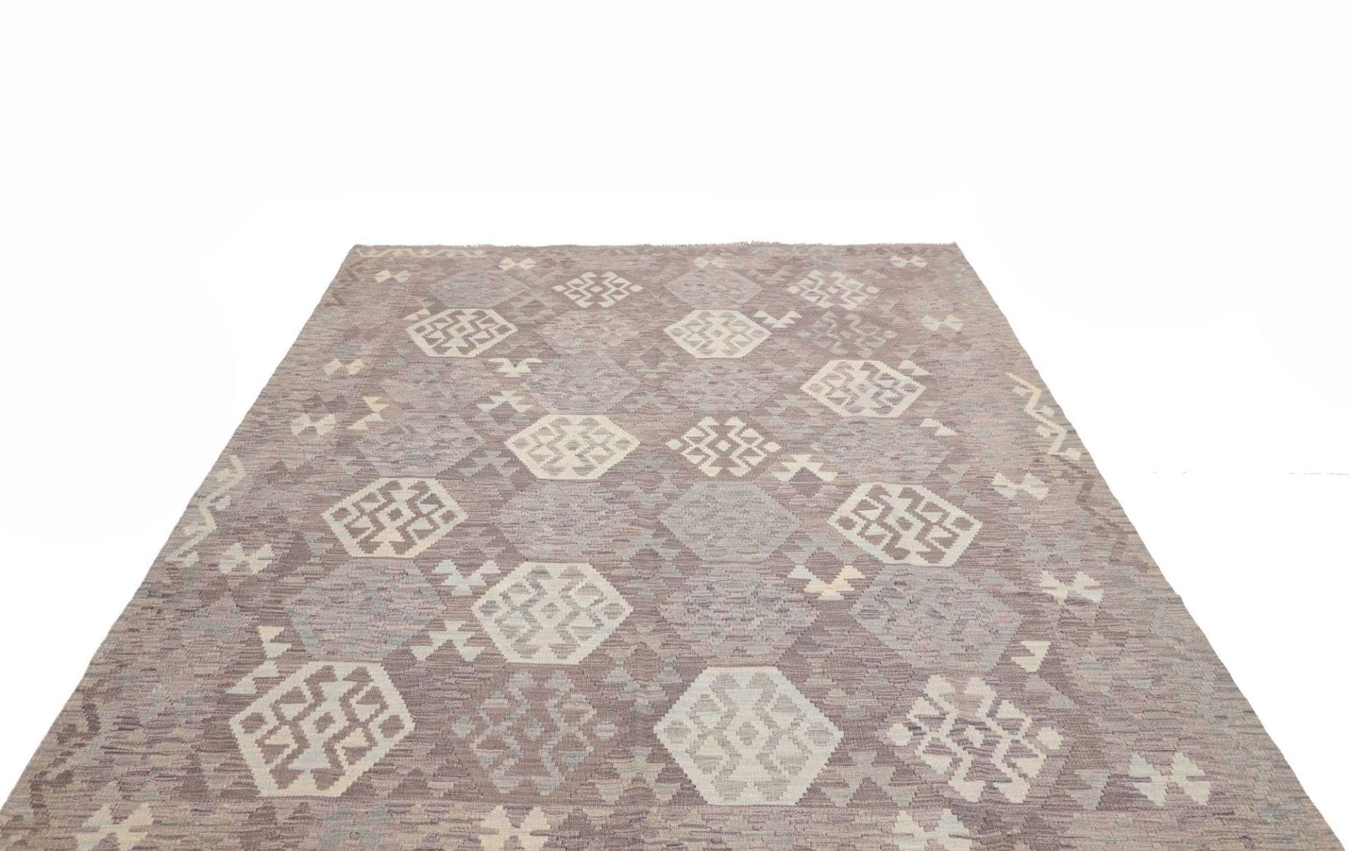 orientteppich-kelim-207-x-289-cm-schurwolle-handgewebt-rustikal-1 Kilim Pakistani Rug — hand-woven, 207 × 289 cm, Wool