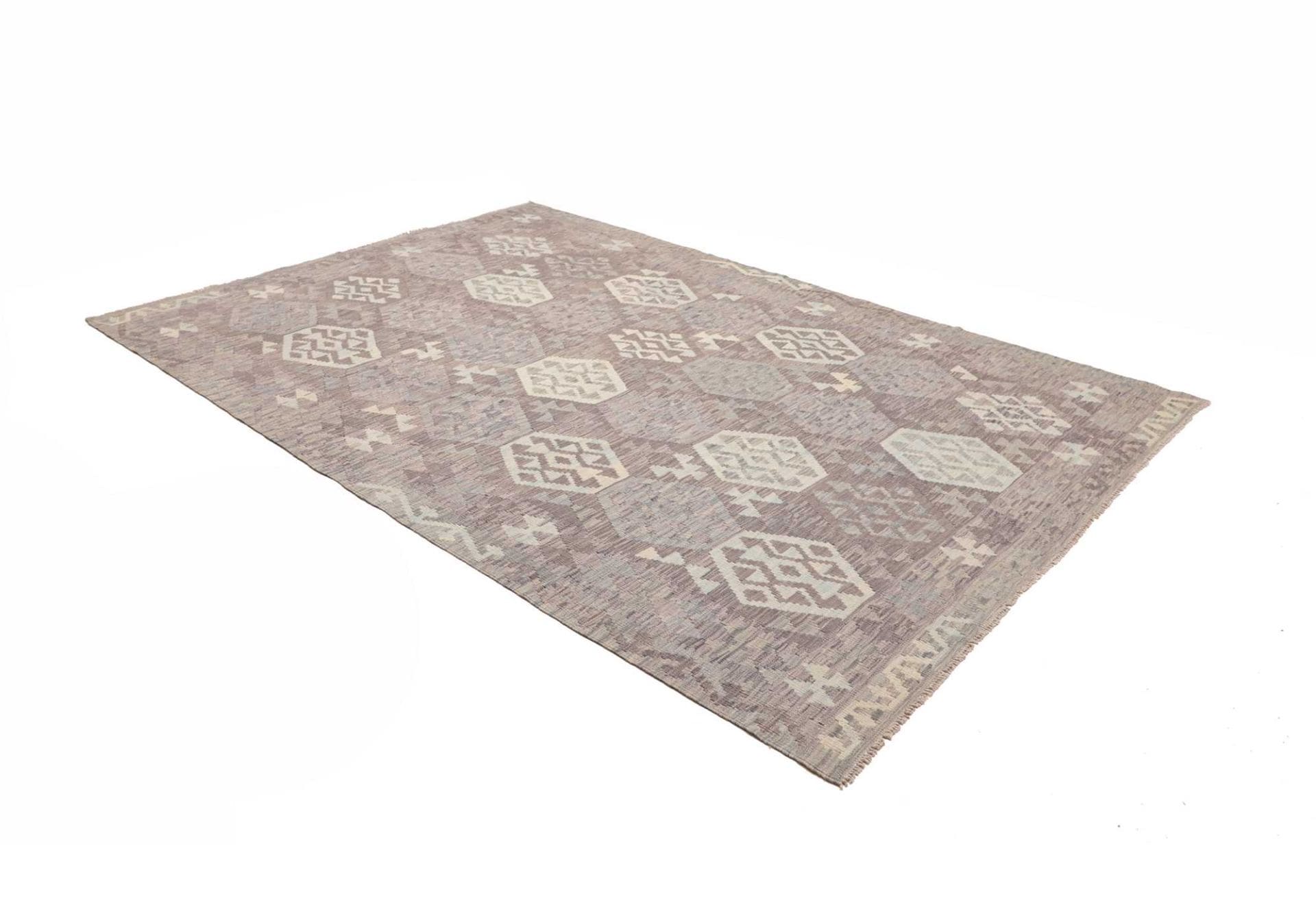 orientteppich-kelim-207-x-289-cm-schurwolle-handgewebt-rustikal-2 Kilim Pakistani Rug — hand-woven, 207 × 289 cm, Wool