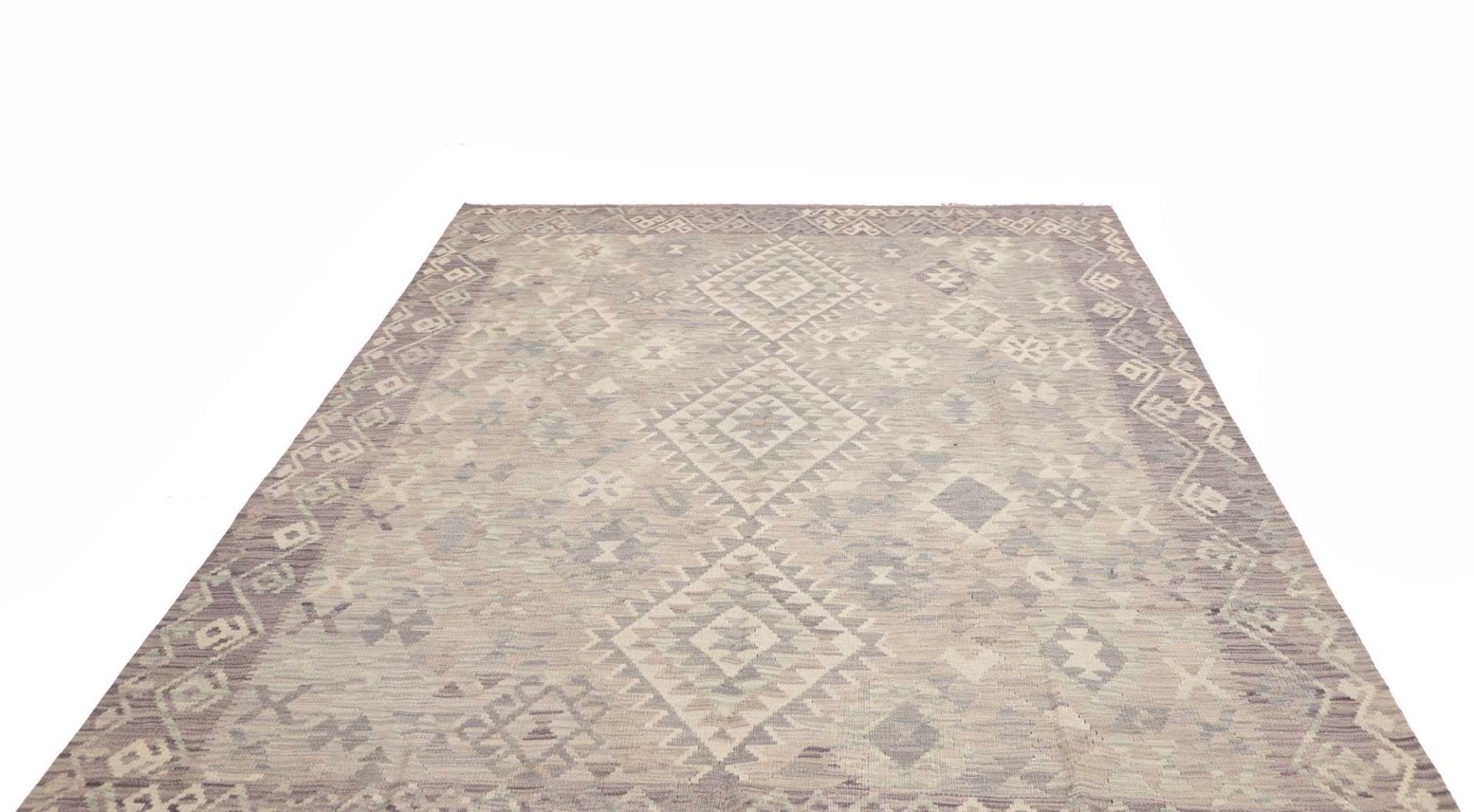 orientteppich-kelim-211-x-293-cm-schurwolle-handgewebt-rustikal-1 Kilim Pakistani Rug — hand-woven, 211 × 293 cm, Wool