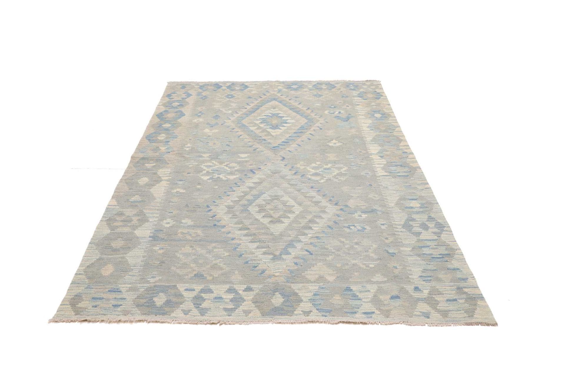 Kilim Pakistani Rug 154 × 211 cm, Wool, hand-woven