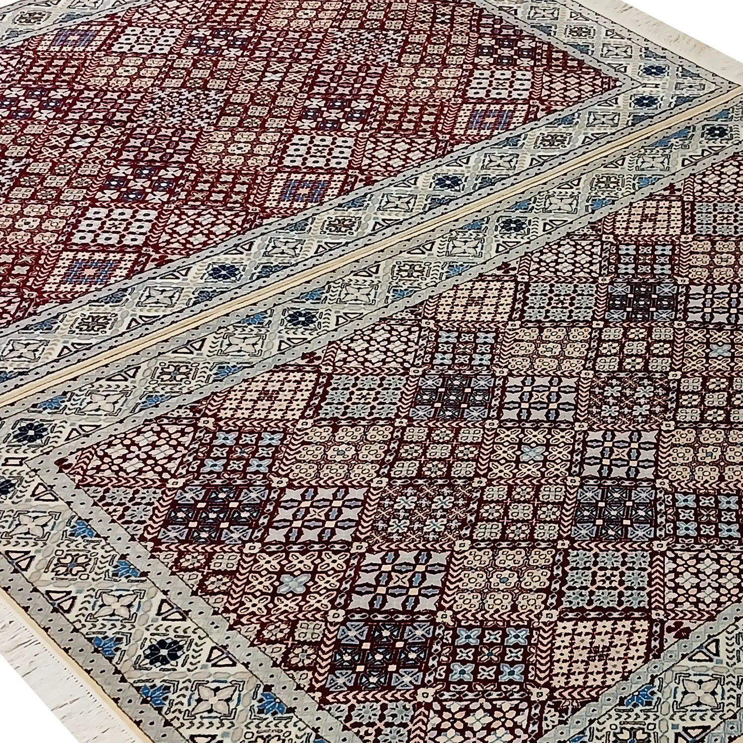 perserteppich-nain-6la-129-x-195-cm-wolle-seide-handgeknupft-1 Nain Persian Rug 129 × 195 cm, Wool, hand-knotted