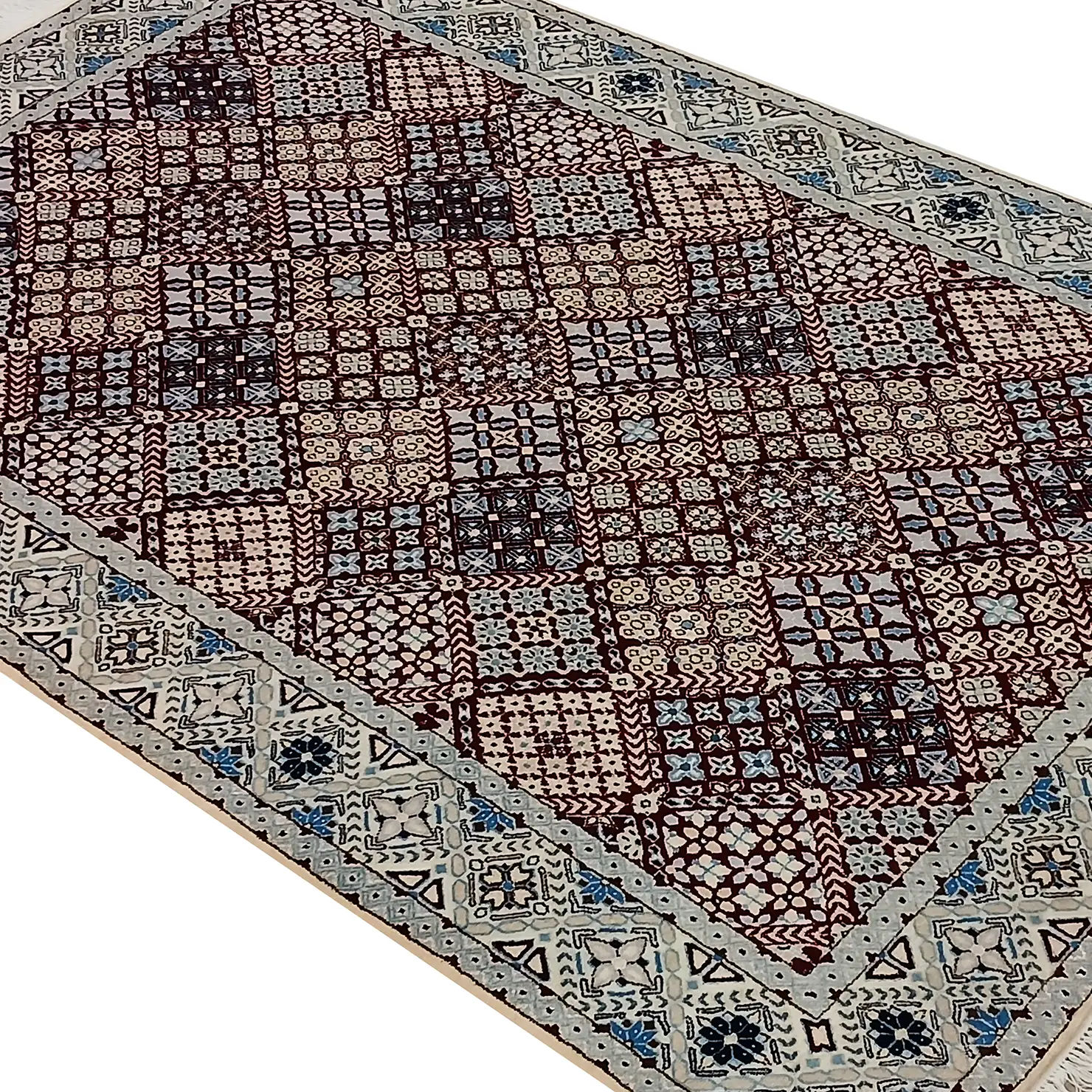 perserteppich-nain-6la-129-x-195-cm-wolle-seide-handgeknupft-5 Nain Persian Rug 129 × 195 cm, Wool, hand-knotted