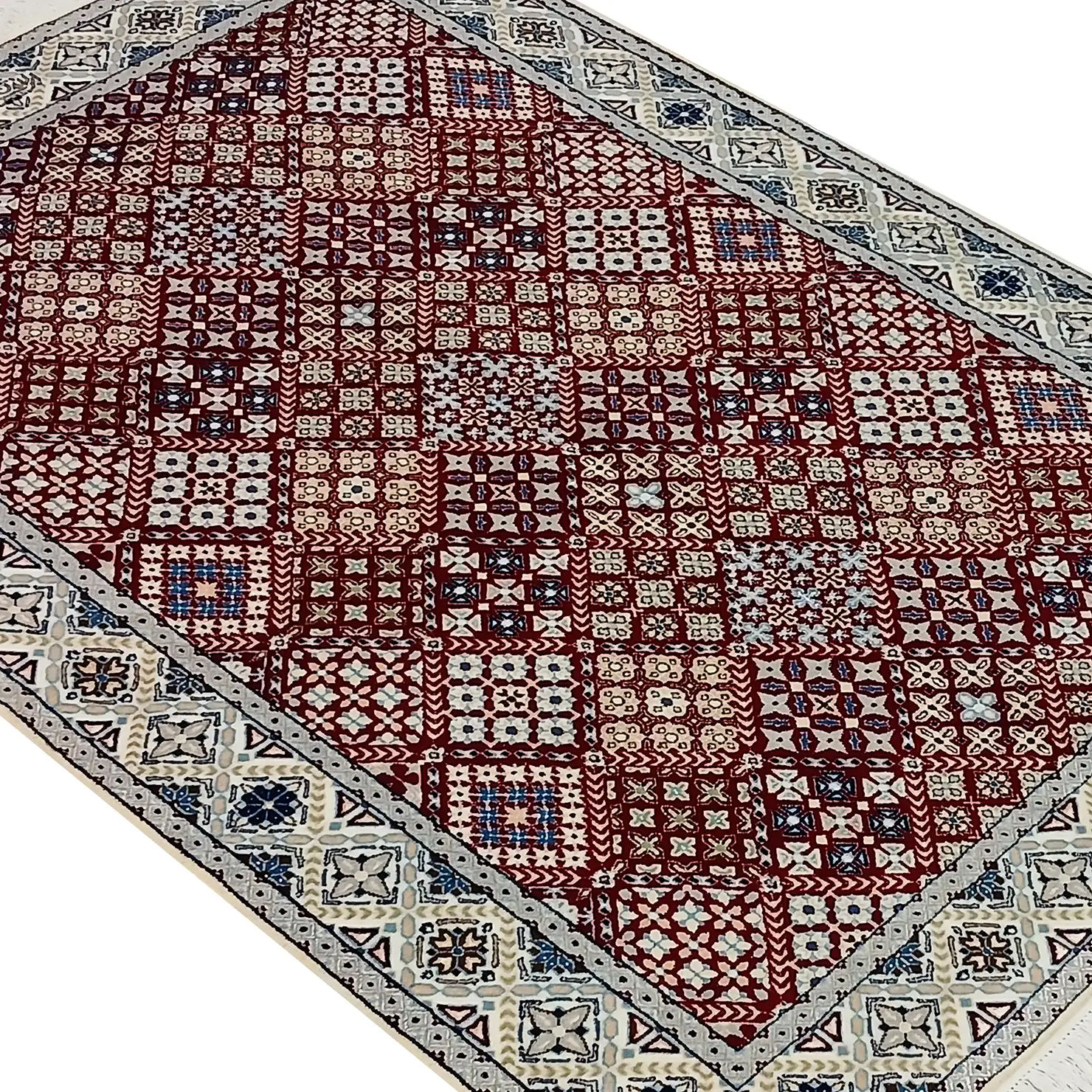 perserteppich-nain-6la-129-x-195-cm-wolle-seide-handgeknupft-6 Nain Persian Rug 129 × 195 cm, Wool, hand-knotted