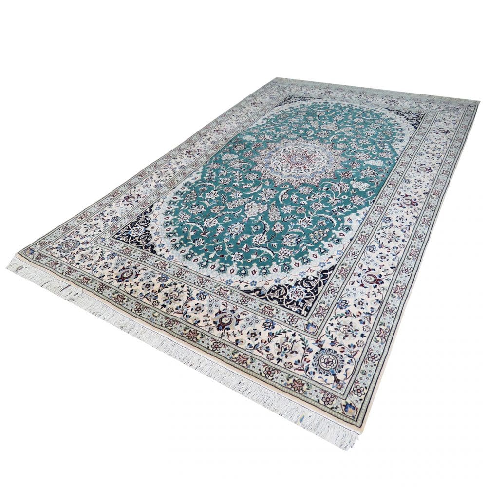 Nain Persian Rug — hand-knotted, 202 × 130 cm, Wool