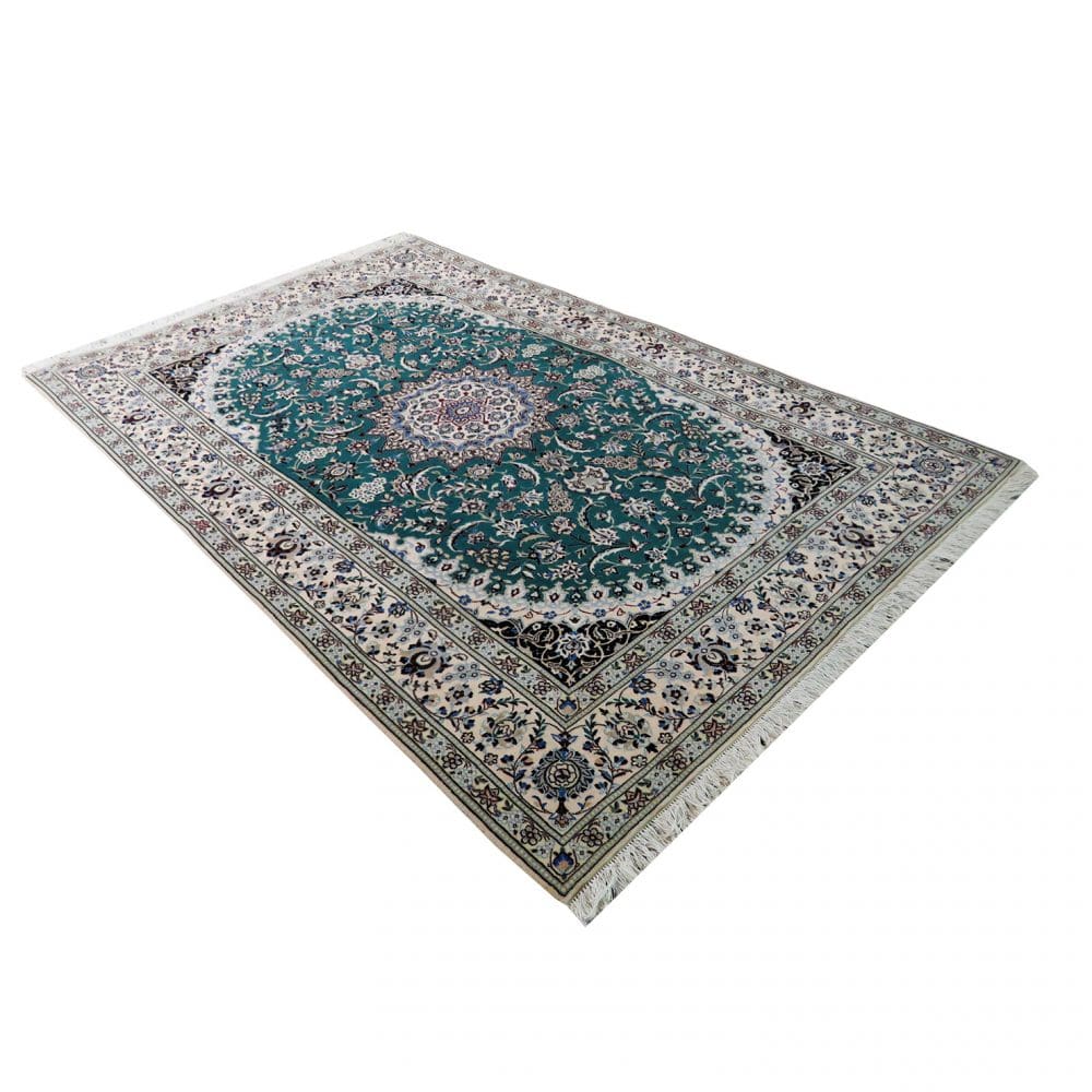 Nain Persian Rug — hand-knotted, 202 × 130 cm, Wool