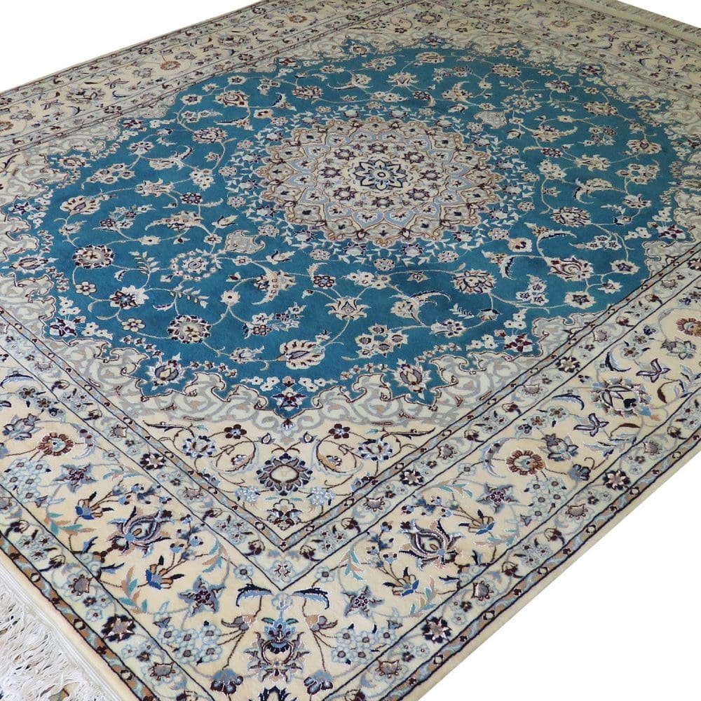 Hand-Knotted Wool Nain Persian Rug, 230 × 180 cm