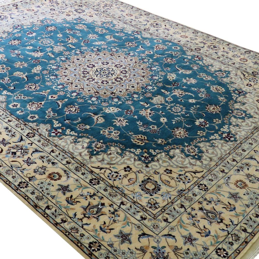Hand-Knotted Wool Nain Persian Rug, 230 × 180 cm