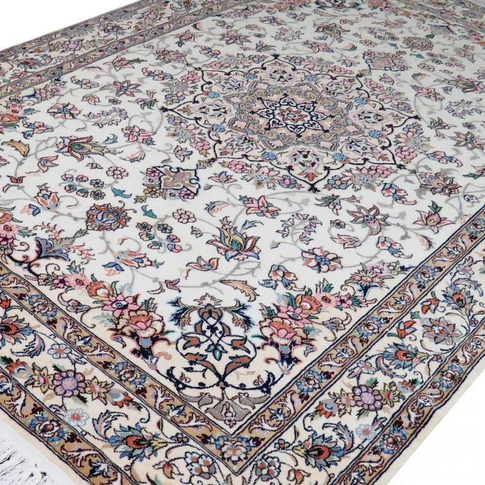 Nain Persian Rug 160 × 250 cm, Wool & Silk, hand-knotted