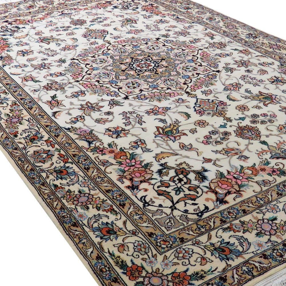 Nain Persian Rug 160 × 250 cm, Wool & Silk, hand-knotted