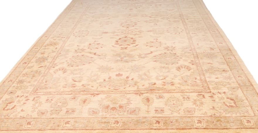 Ziegler Pakistani Rug — hand-knotted, 364 × 264 cm, Wool