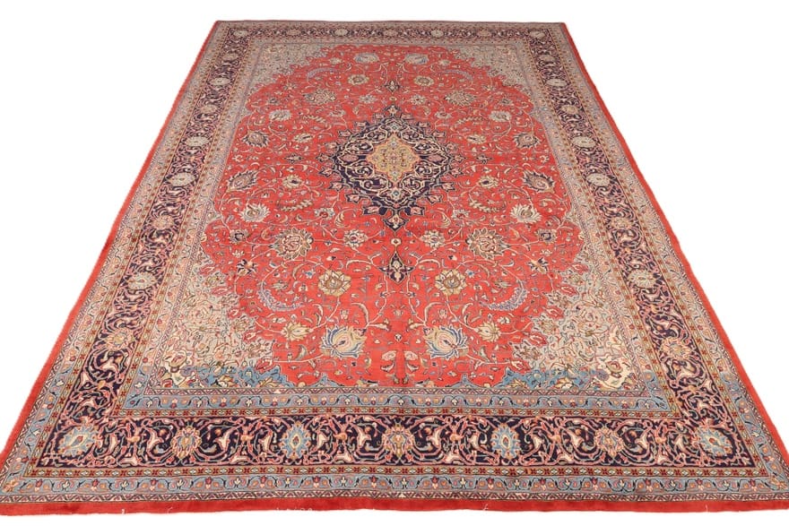 Sarouk Farahan Persian Rug — hand-knotted, 383 × 284 cm, Wool