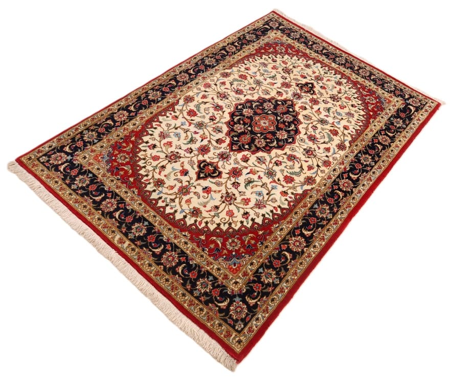 Qom Persian Rug 156 × 104 cm, Wool, hand-knotted