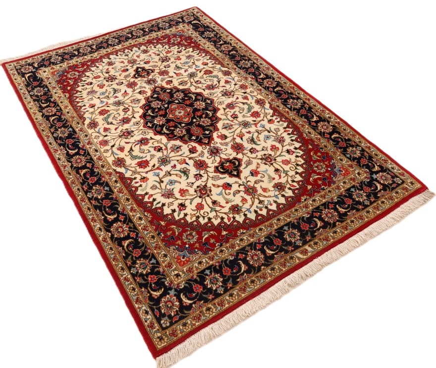 Qom Persian Rug 156 × 104 cm, Wool, hand-knotted