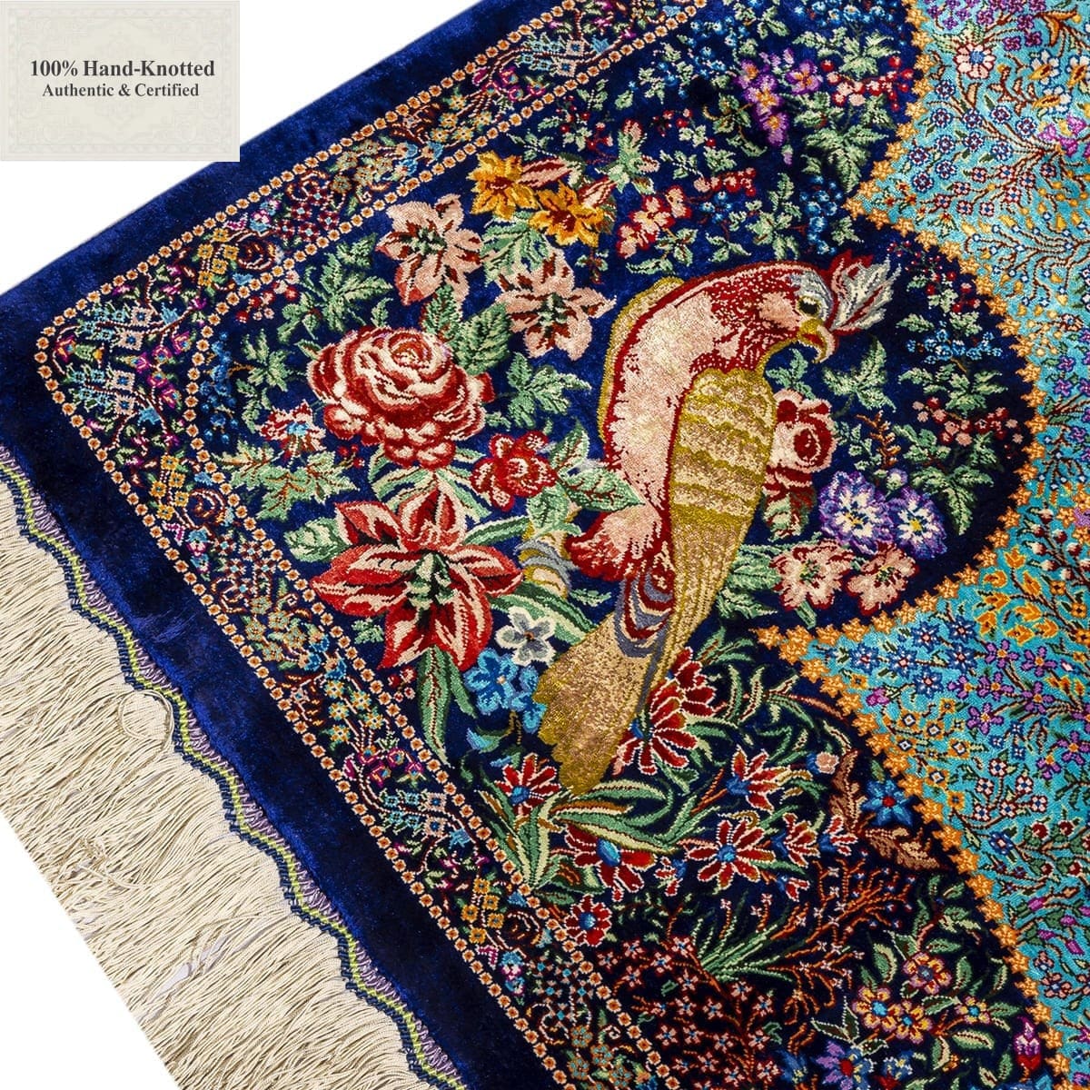 perserteppich-qum-600-x-400-cm-seide-handgeknupft-nachtlandschaft-4 Qom Persian Rug — hand-knotted, 300 × 200 cm, Silk