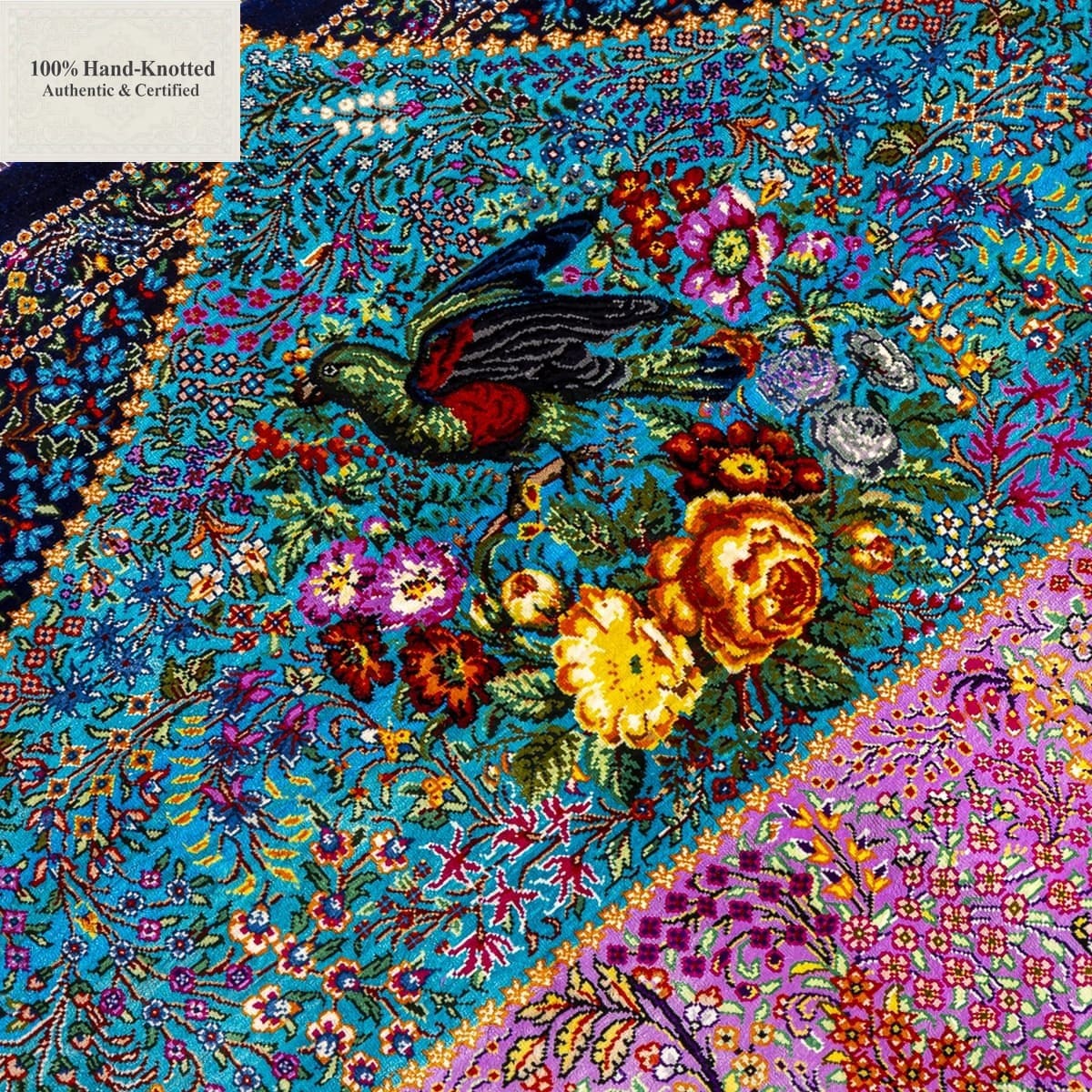 perserteppich-qum-600-x-400-cm-seide-handgeknupft-nachtlandschaft-9 Qom Persian Rug — hand-knotted, 300 × 200 cm, Silk