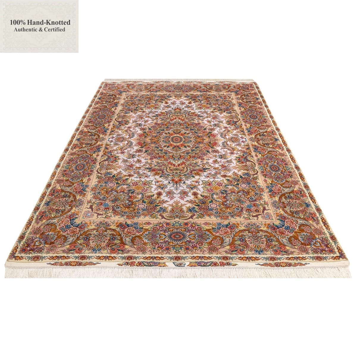 perserteppich-tabriz-600-x-400-cm-seide-handgeknupft-beige-2 Hand-Knotted Wool & Silk Tabriz Persian Rug, 300 × 200 cm