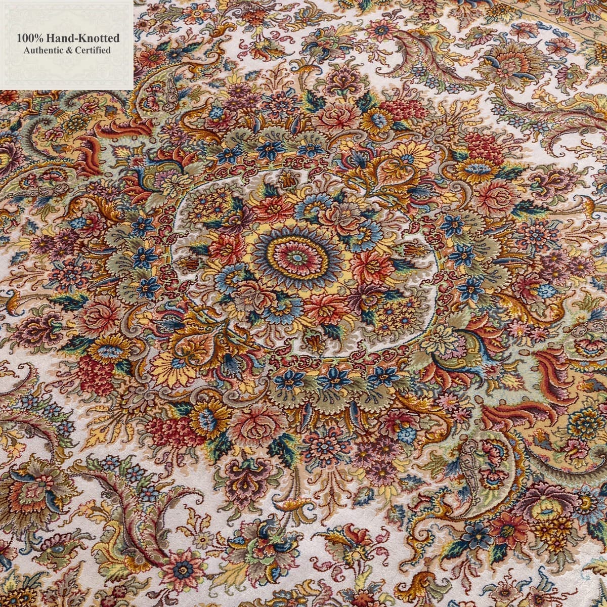 perserteppich-tabriz-600-x-400-cm-seide-handgeknupft-beige-4 Hand-Knotted Wool & Silk Tabriz Persian Rug, 300 × 200 cm