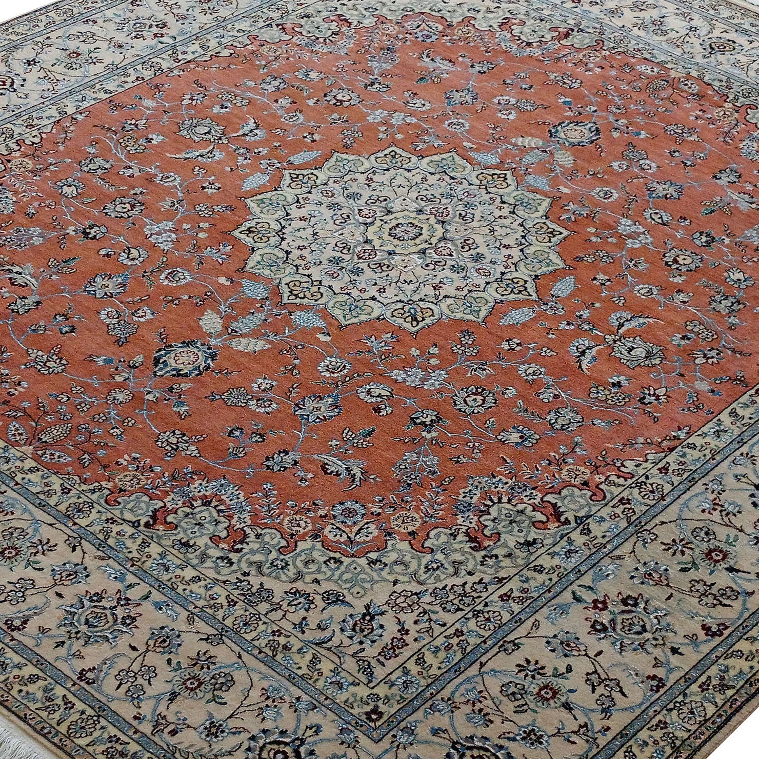 Nain Persian Rug — hand-knotted, 230 × 200 cm