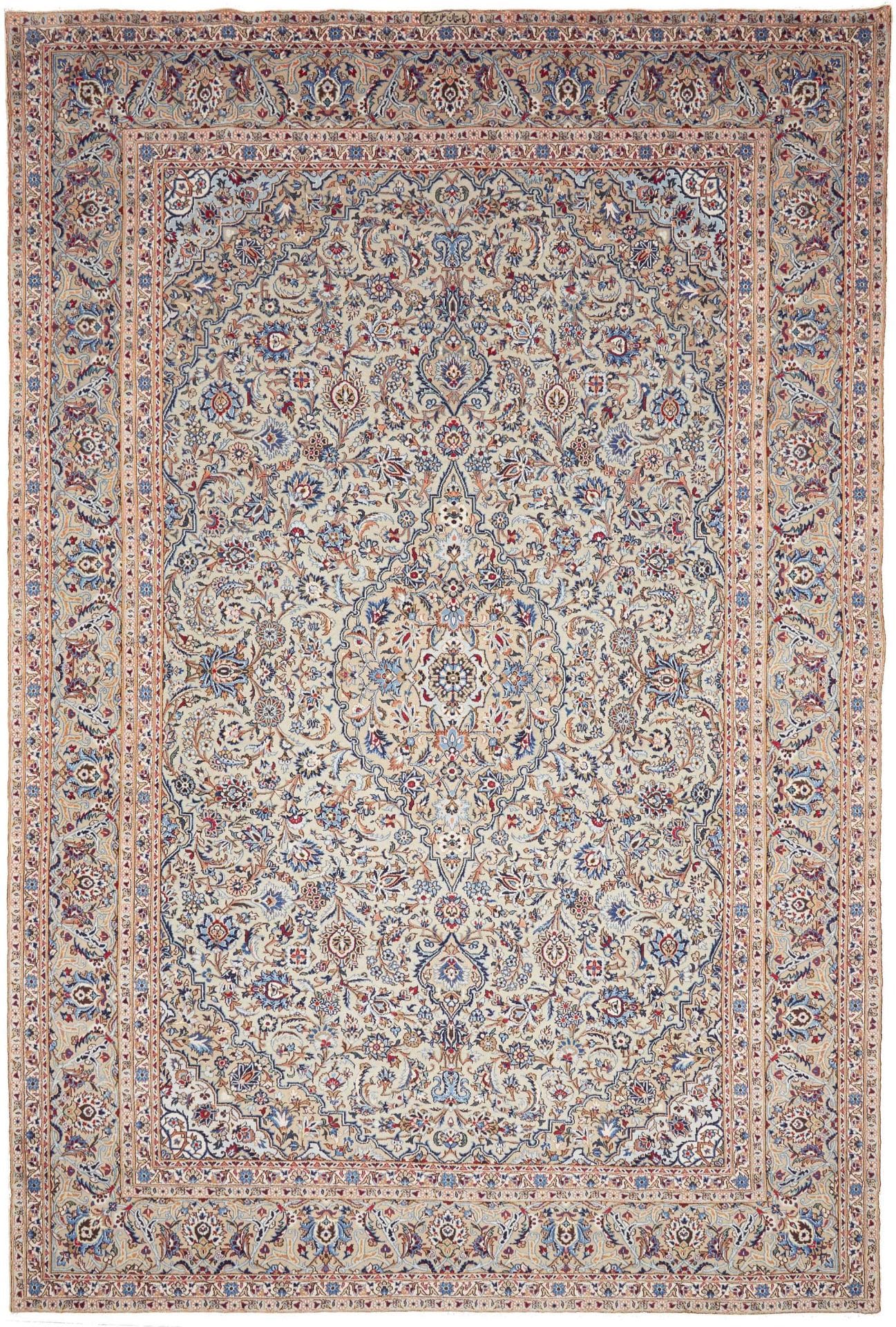 Kashan Persian Rug — hand-knotted, 276 × 399 cm, Wool