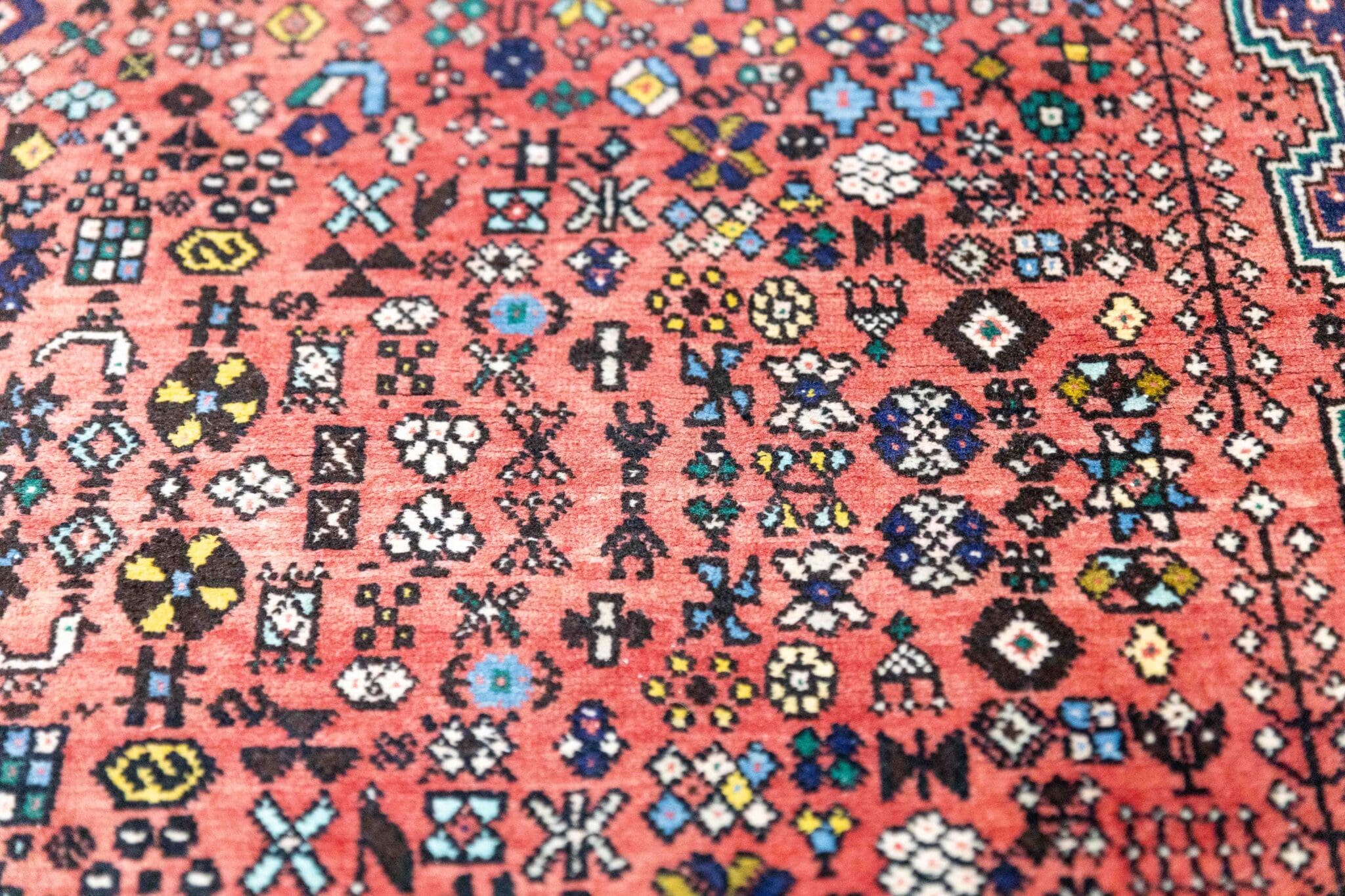 Shiraz Persian Rug — hand-knotted, 280 × 193 cm, Wool