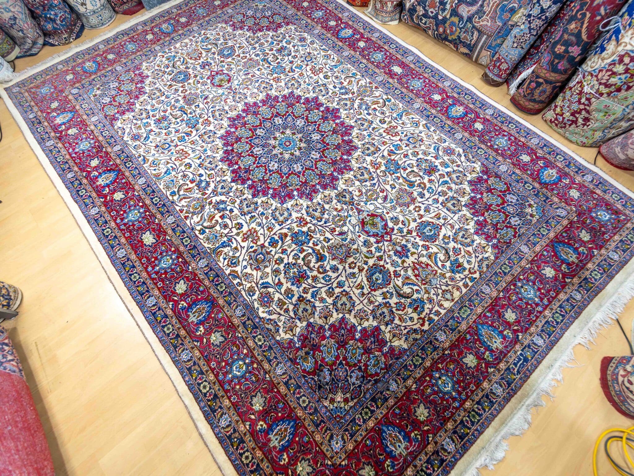 perserteppiche-orientteppiche-462-471-29-1-scaled Hand-Knotted Wool Tabriz Persian Rug, 357 × 246 cm