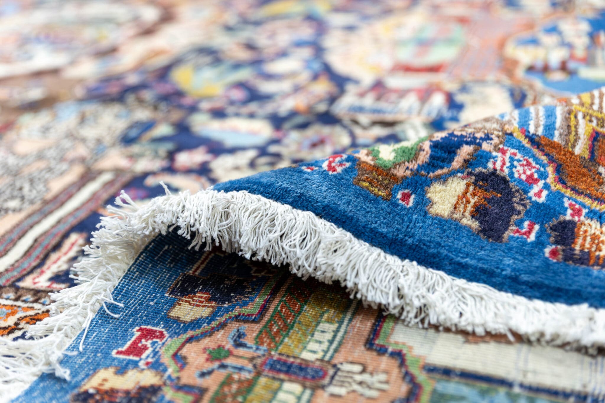 Kashmar Persian Rug — hand-knotted, 380 × 300 cm, Wool