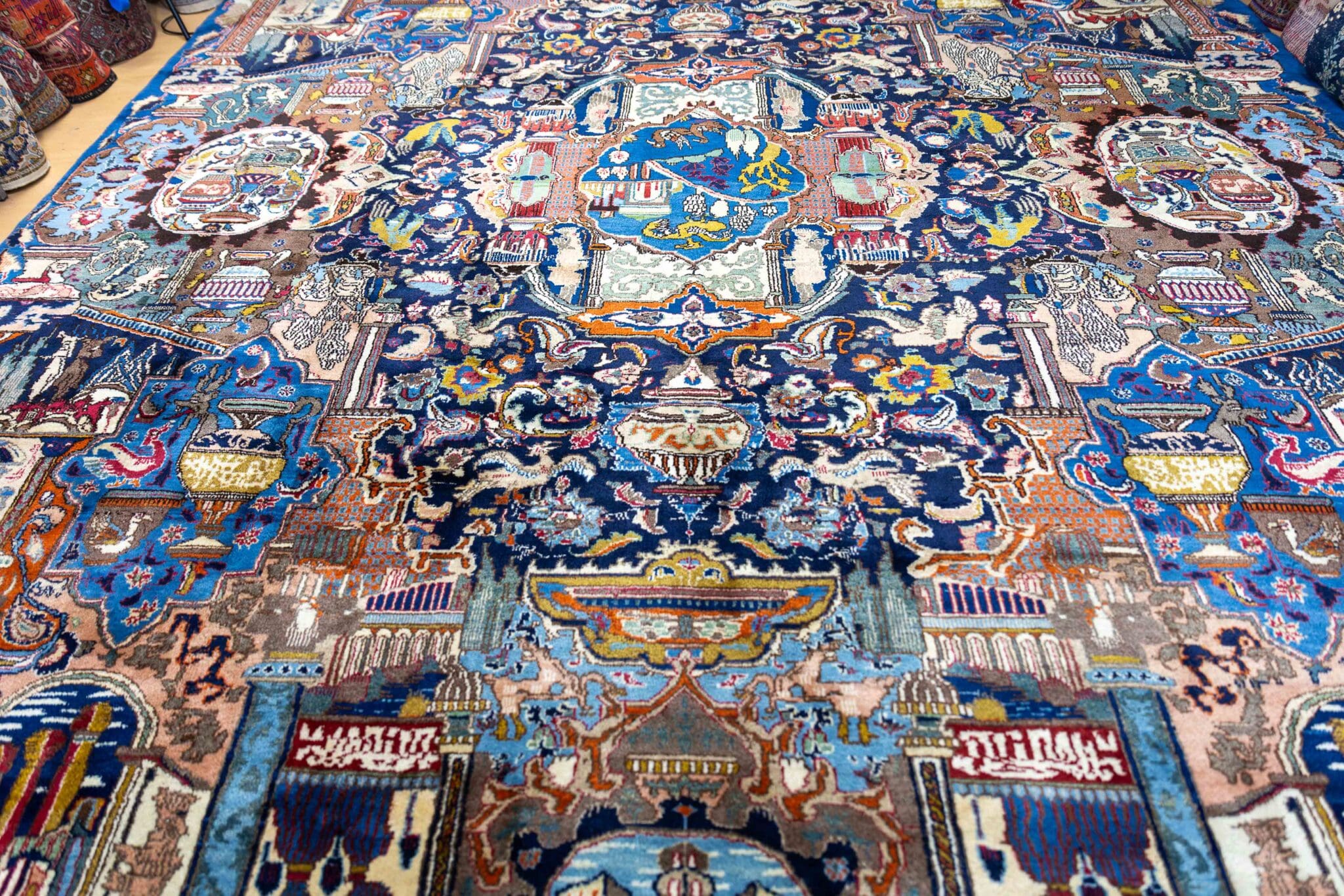 Kashmar Persian Rug — hand-knotted, 380 × 300 cm, Wool