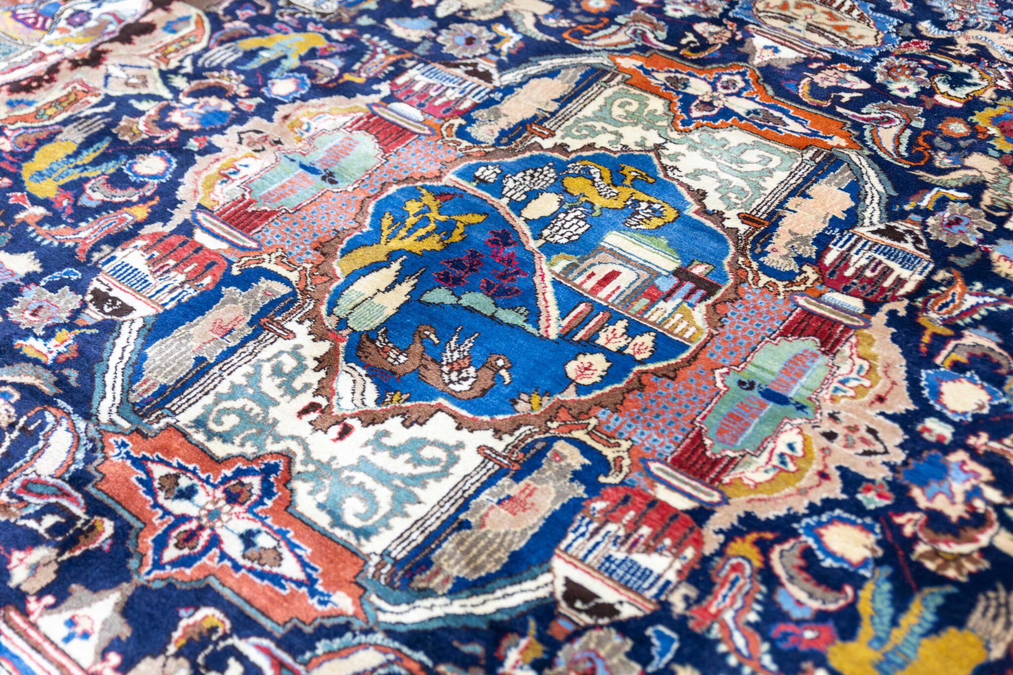 Kashmar Persian Rug — hand-knotted, 380 × 300 cm, Wool