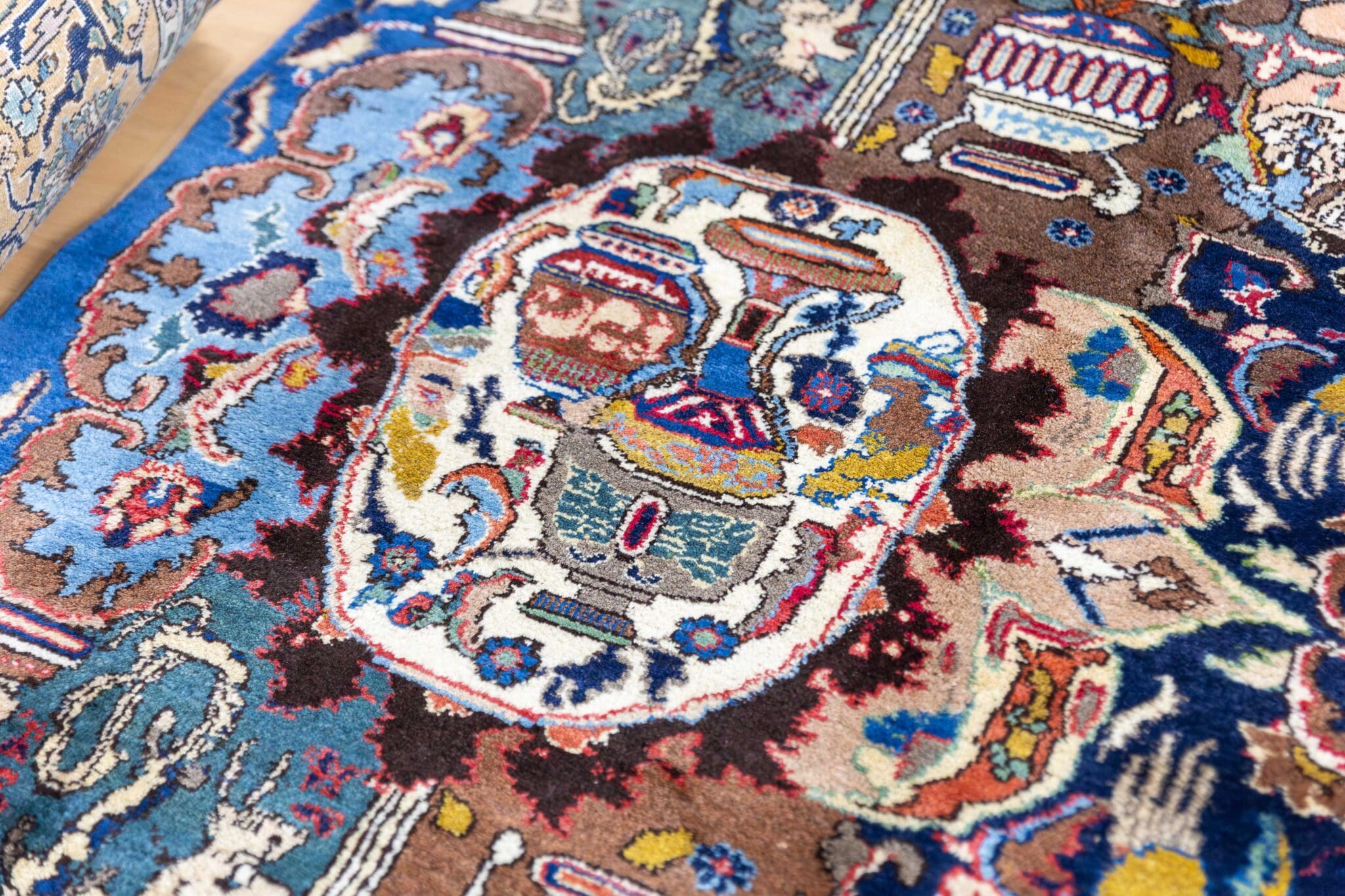 Kashmar Persian Rug — hand-knotted, 380 × 300 cm, Wool