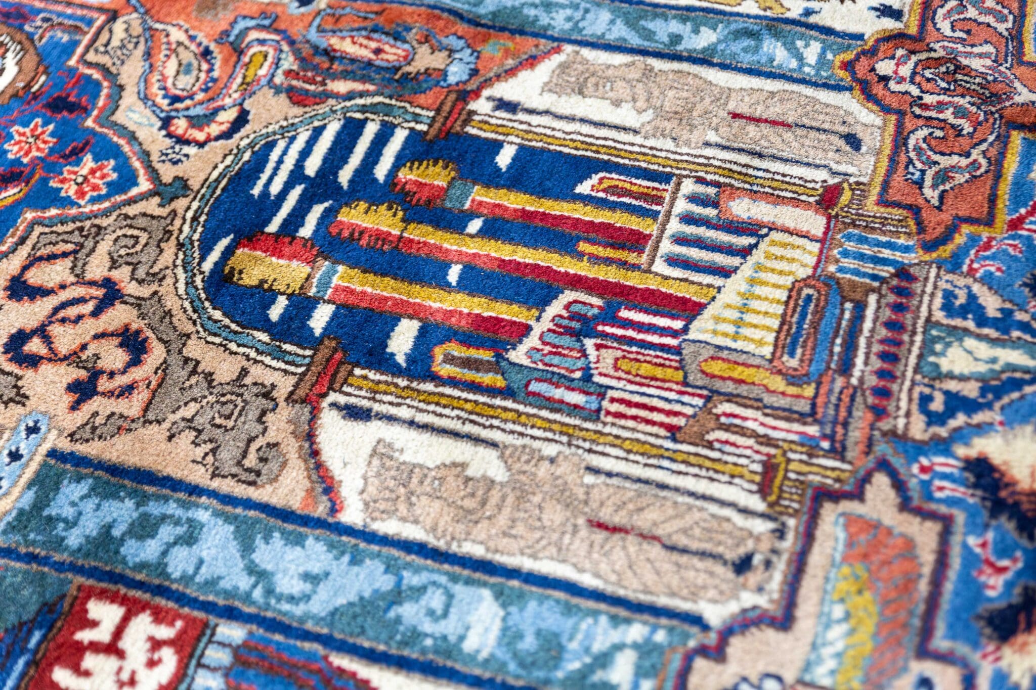 Kashmar Persian Rug — hand-knotted, 380 × 300 cm, Wool