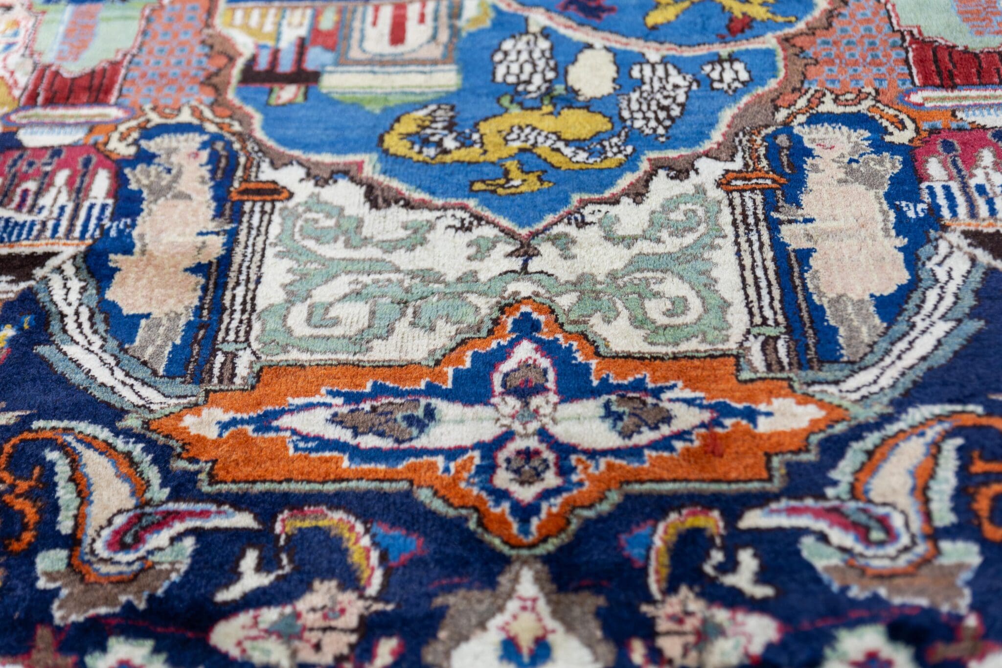 Kashmar Persian Rug — hand-knotted, 380 × 300 cm, Wool