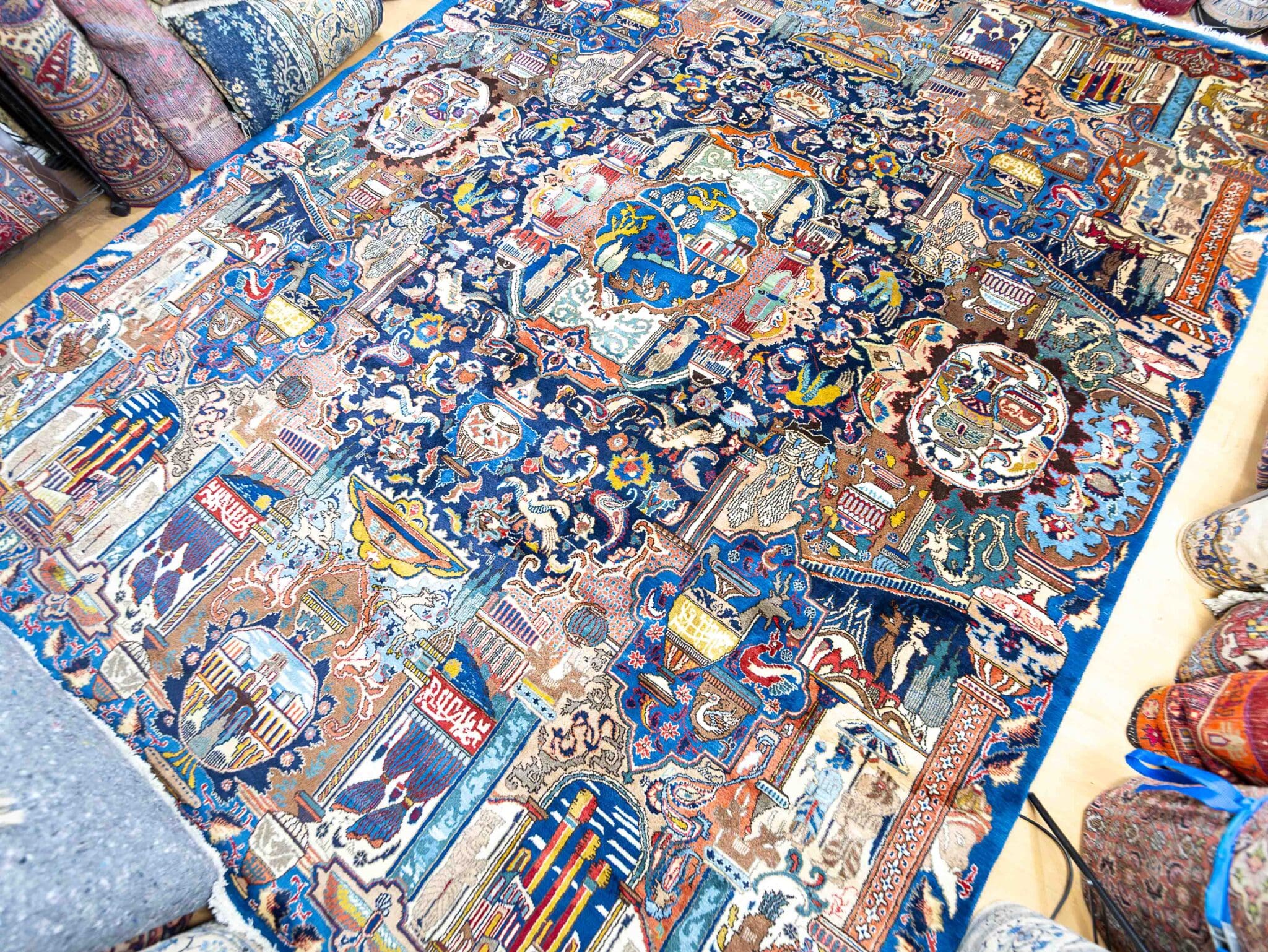 Kashmar Persian Rug — hand-knotted, 380 × 300 cm, Wool