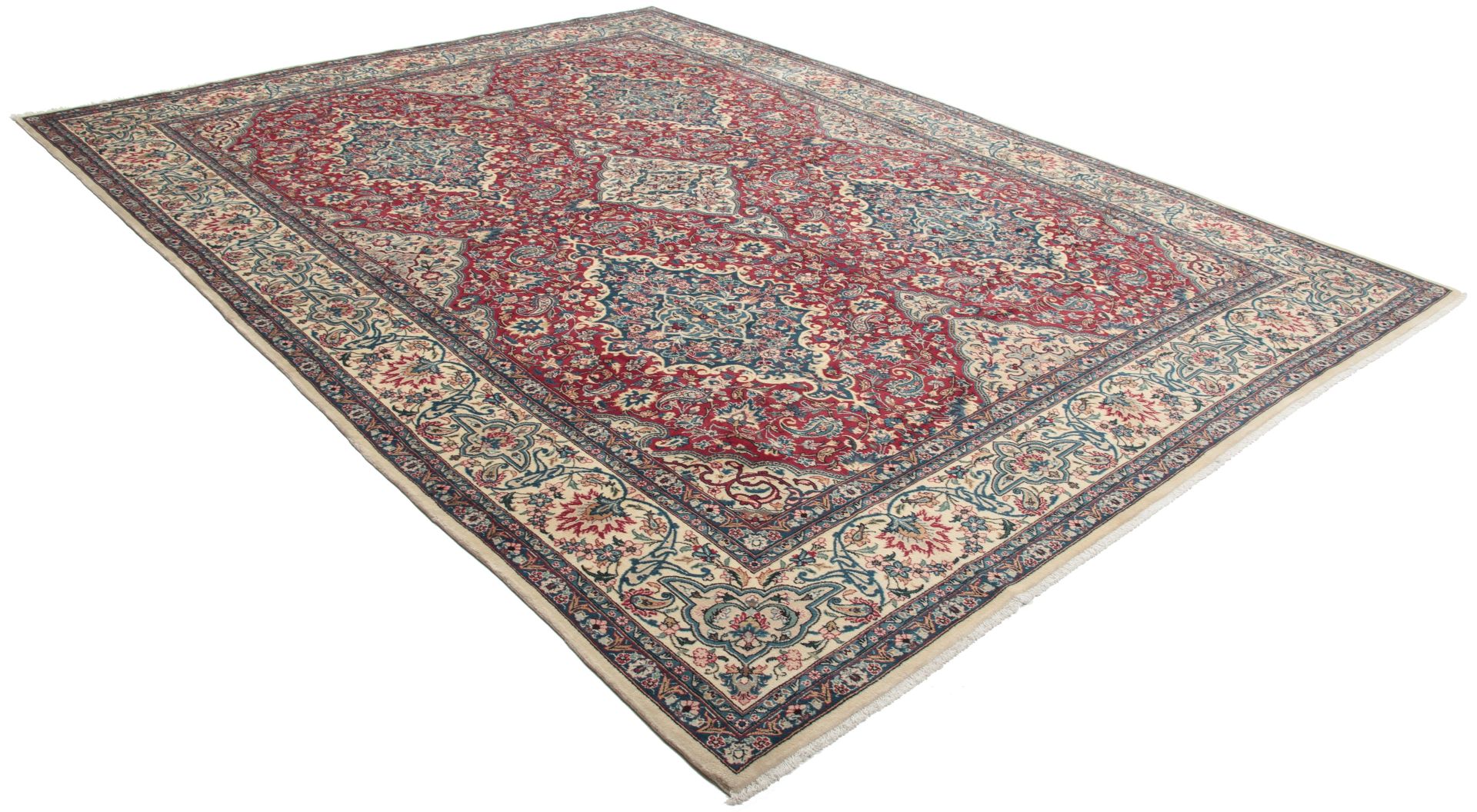 persischer-teppich-sarough-295-x-395-cm-schurwolle-handgeknupft-1 Hand-Knotted Wool Sarouk Persian Rug, 295 × 395 cm