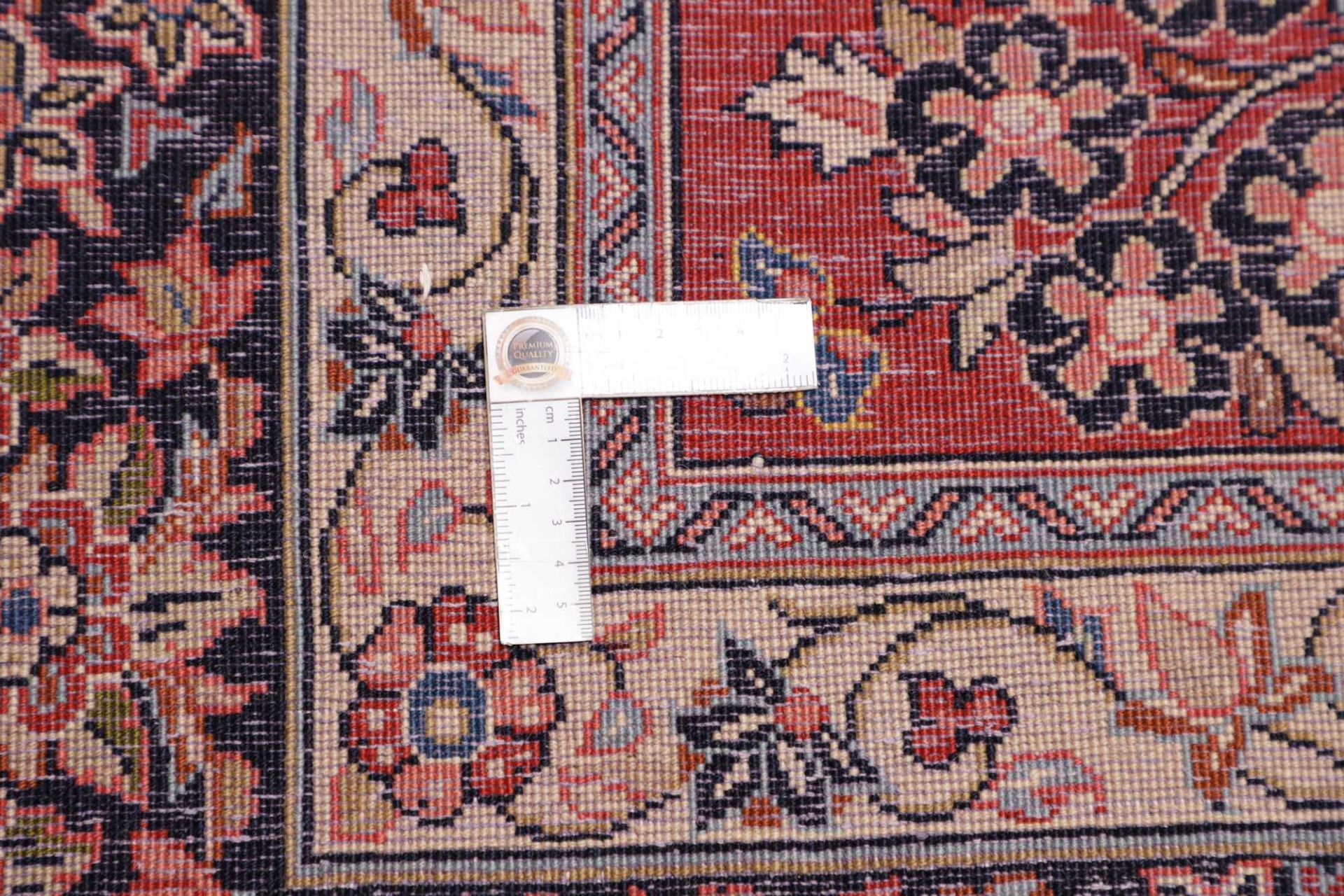 Hand-Knotted Wool Sarouk Persian Rug, 284 × 397 cm