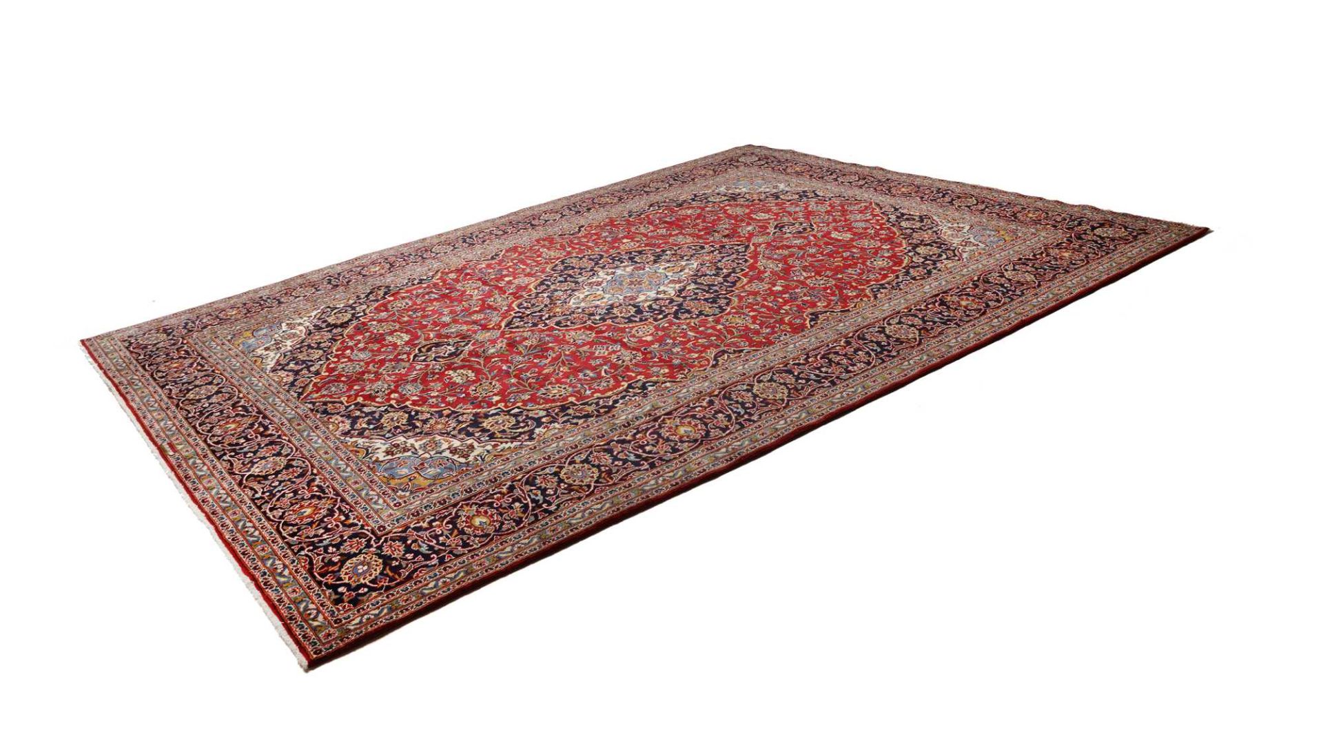Kashan Persian Rug 304 × 404 cm, Wool, hand-knotted