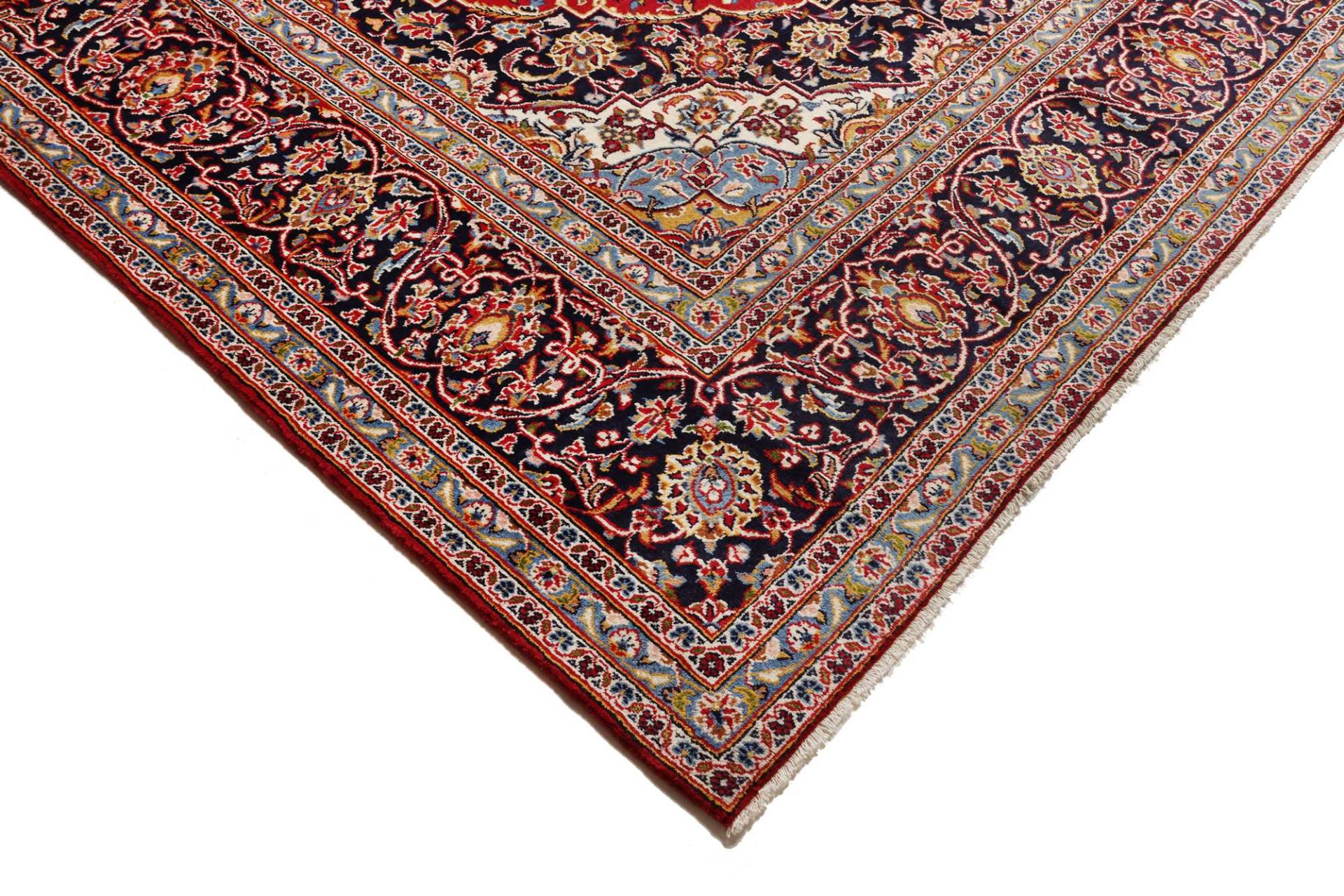 Kashan Persian Rug 304 × 404 cm, Wool, hand-knotted