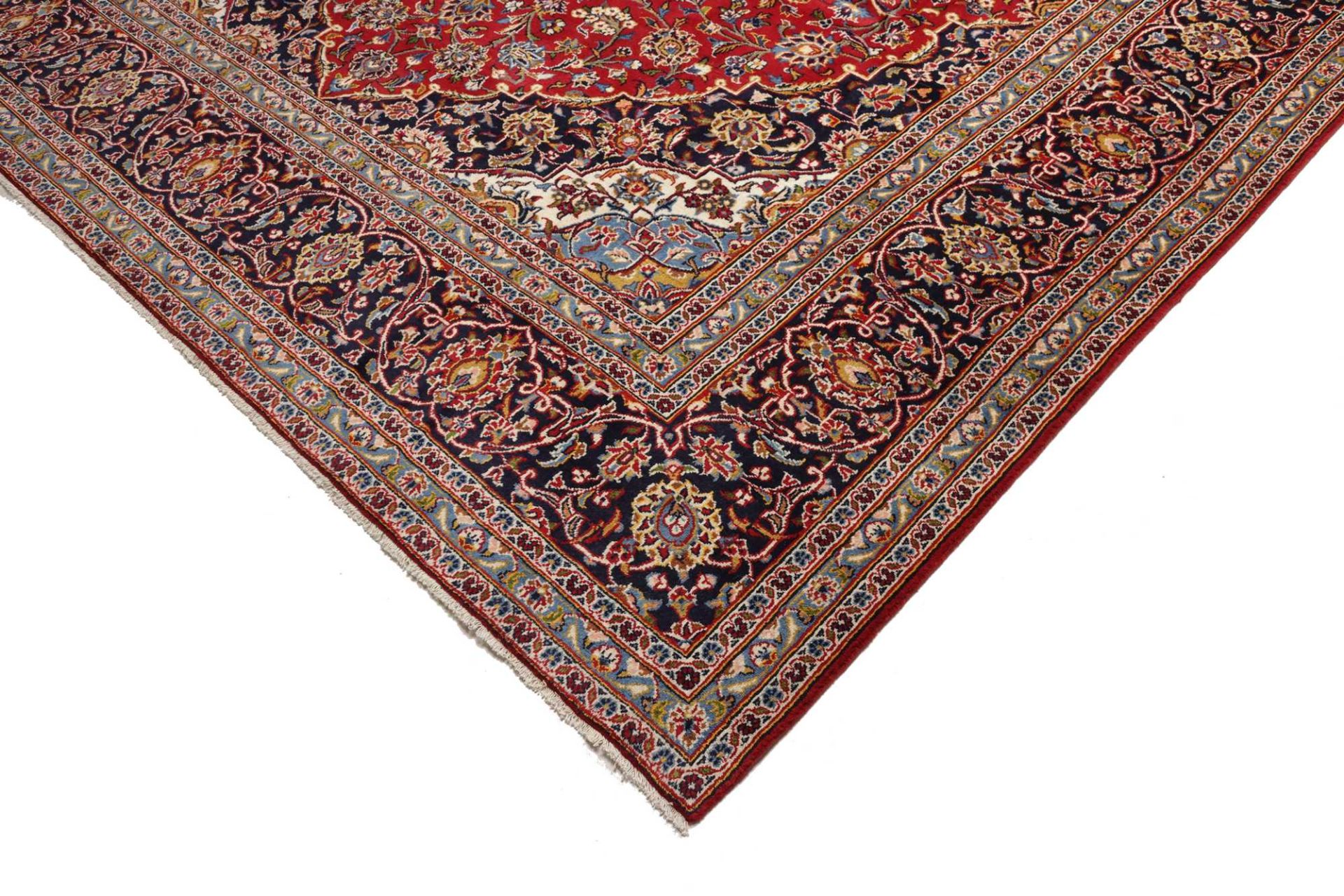 Kashan Persian Rug 304 × 404 cm, Wool, hand-knotted
