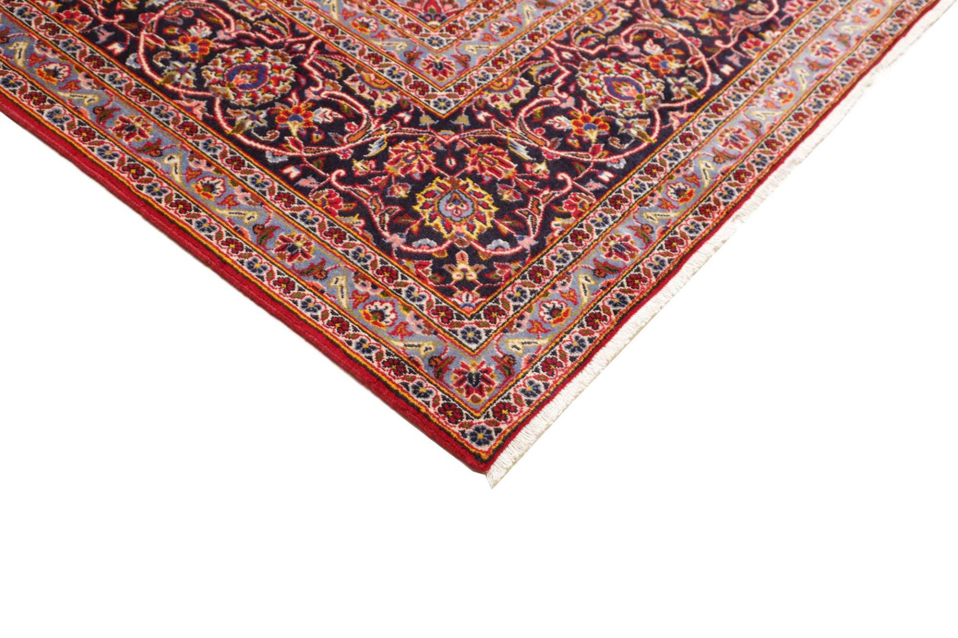 Kashan Persian Rug — hand-knotted, 289 × 394 cm, Wool
