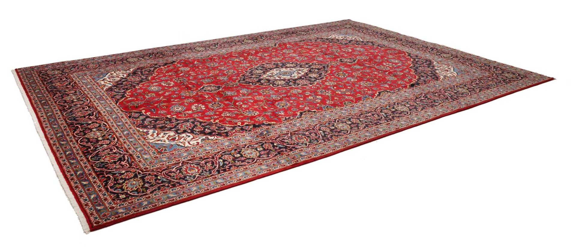 Kashan Persian Rug 284 × 412 cm, Wool, hand-knotted