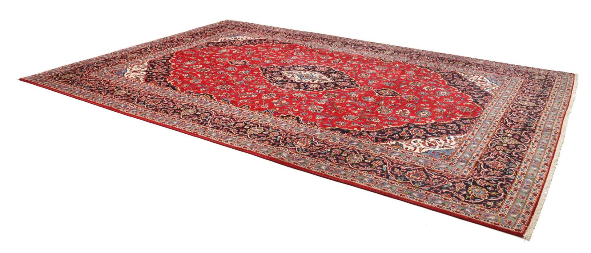 Kashan Persian Rug 284 × 412 cm, Wool, hand-knotted