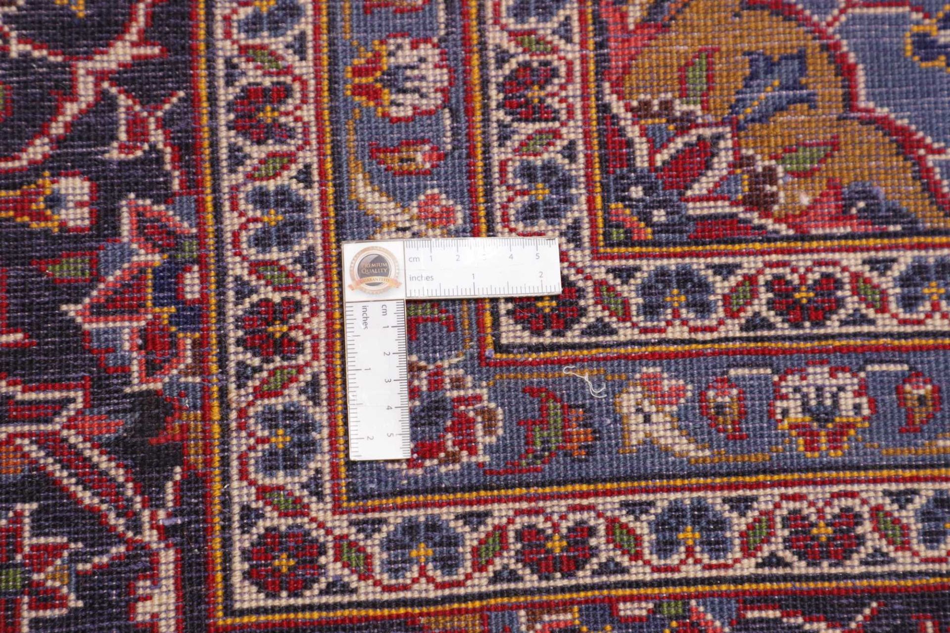 Kashan Persian Rug — hand-knotted, 303 × 404 cm, Wool