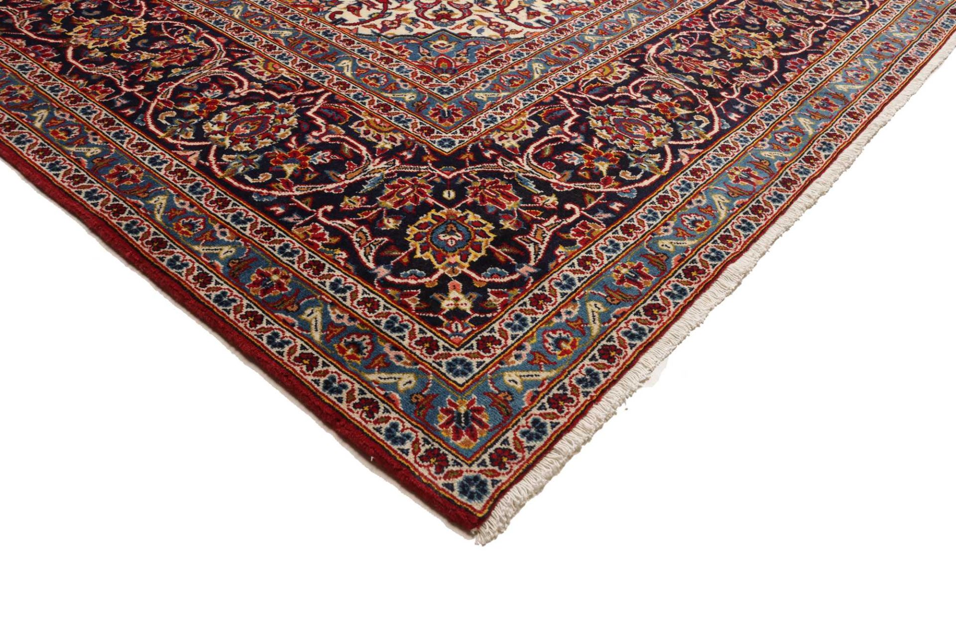 perserteppich-kashan-301-x-399-cm-schurwolle-handgeknupft-hochwertig-4 Hand-Knotted Wool Kashan Persian Rug, 301 × 399 cm