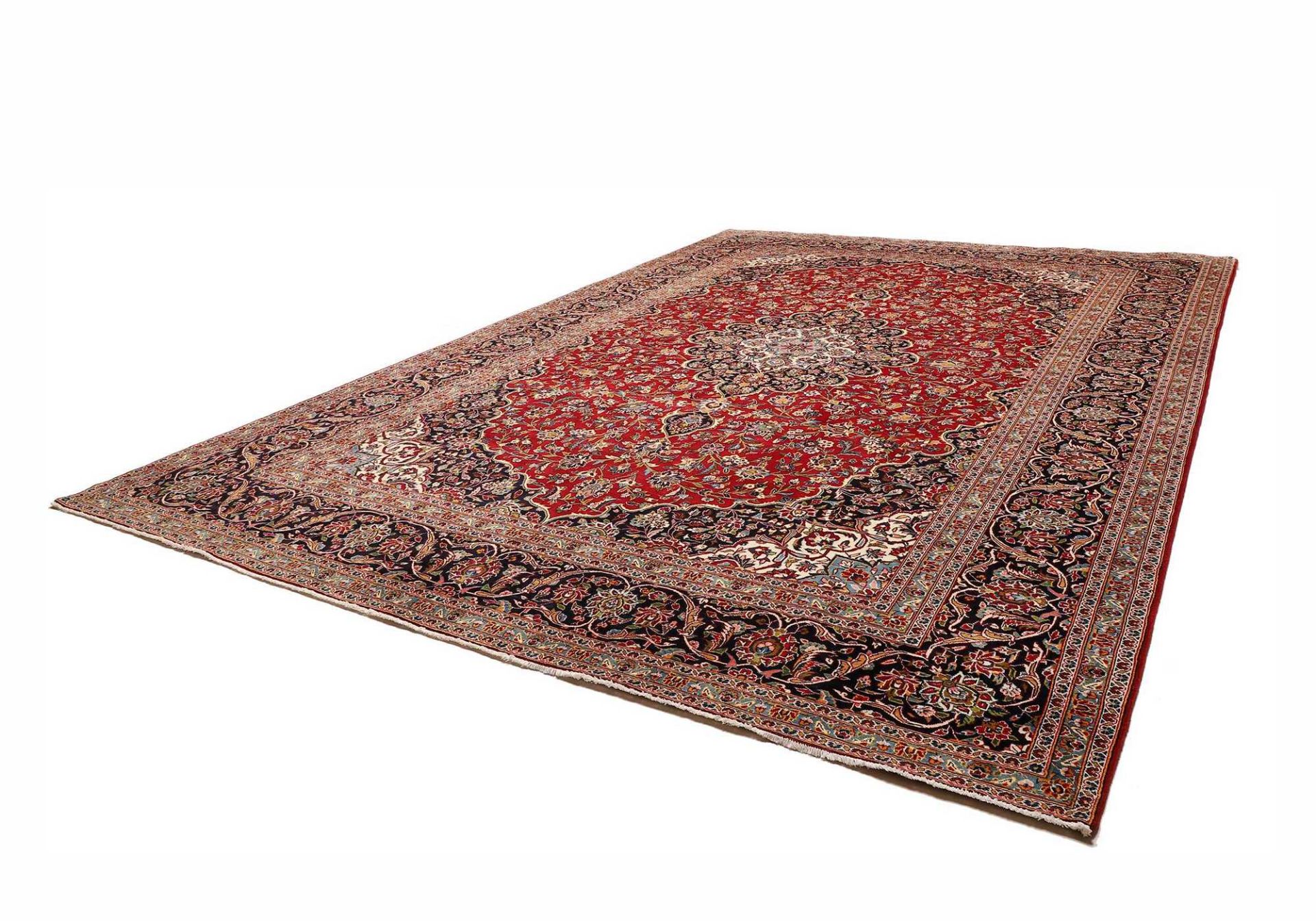 Kashan Persian Rug 307 × 426 cm, Wool, hand-knotted