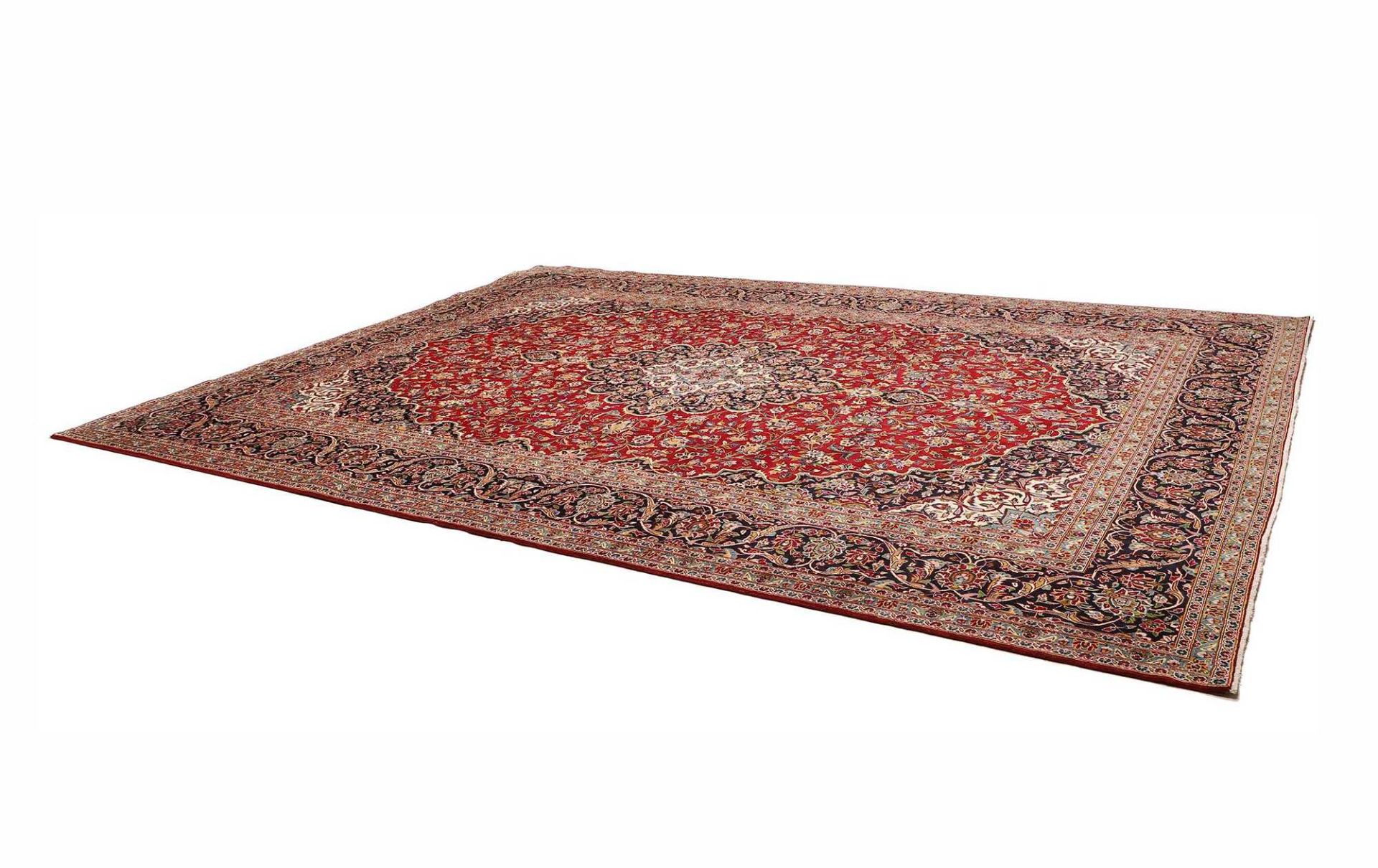 Kashan Persian Rug 307 × 426 cm, Wool, hand-knotted